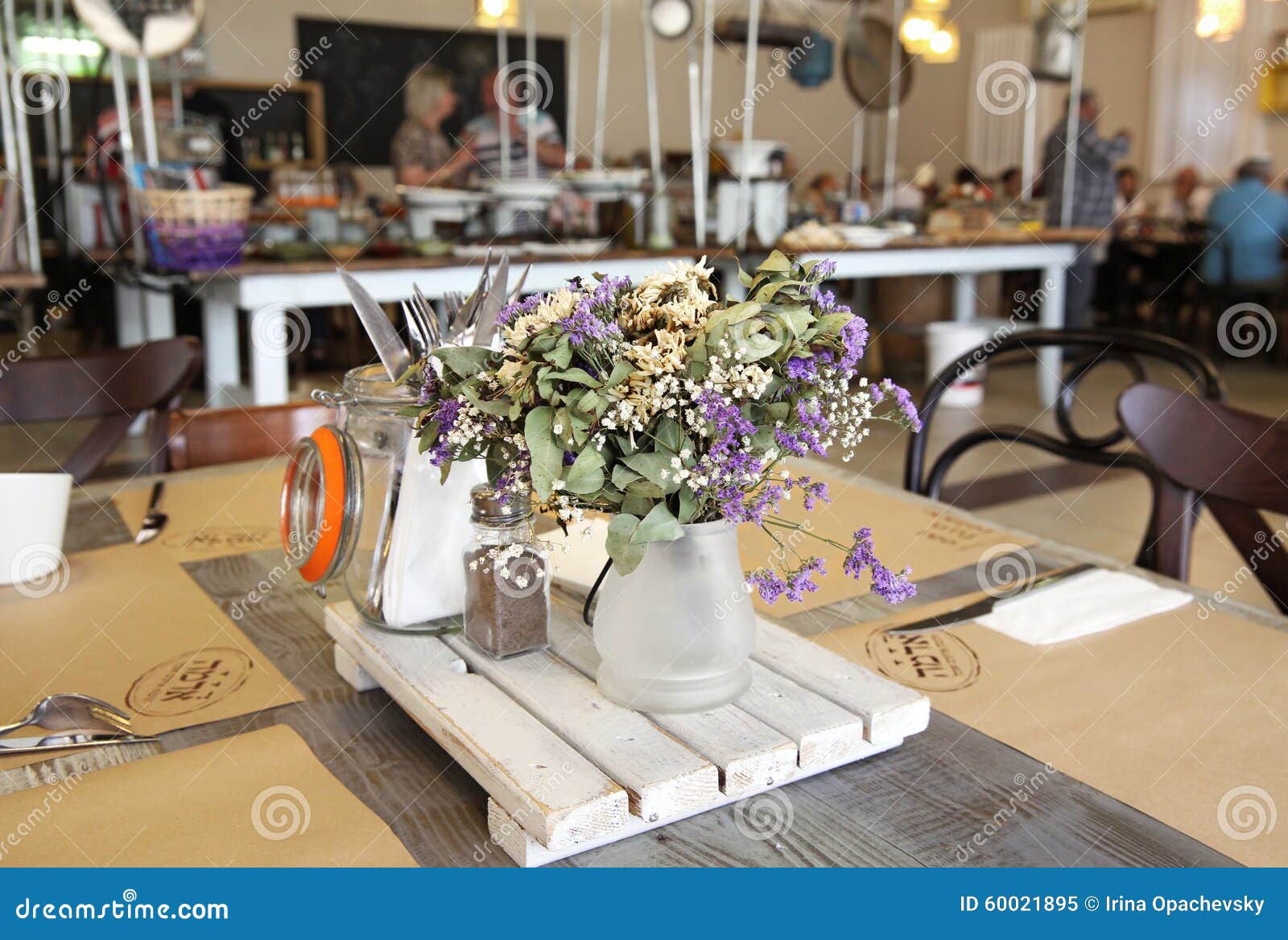 dining room in the kibbutz