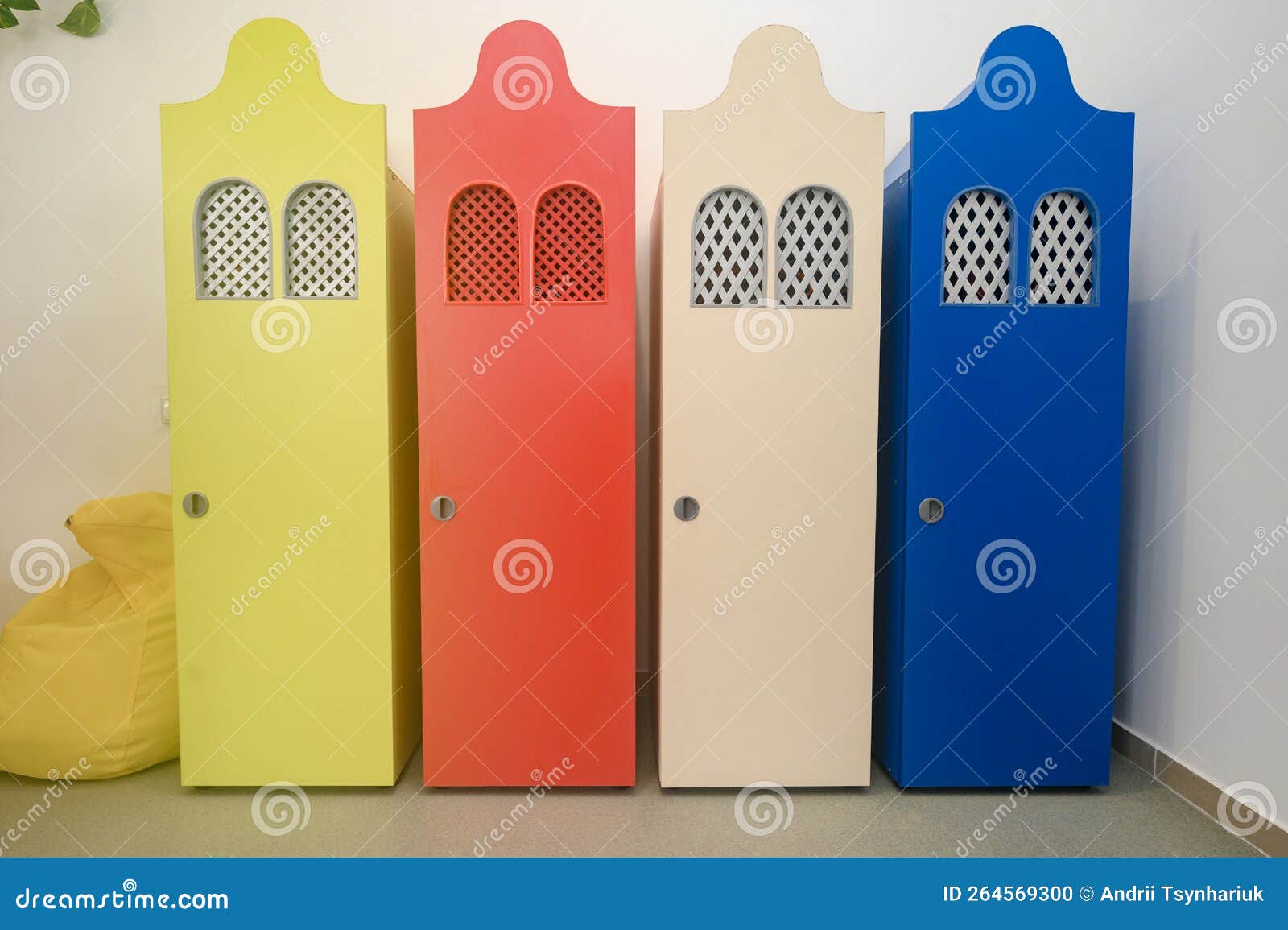 Interior of an Elementary School, a Preschool with Furniture and Basic