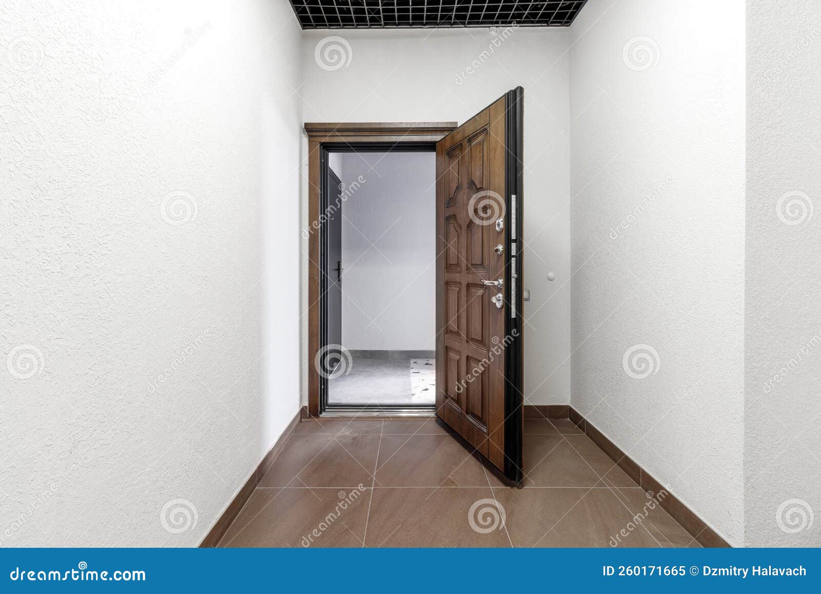 Interior and Entrance Doors in the New Apartment. Stock Image Image