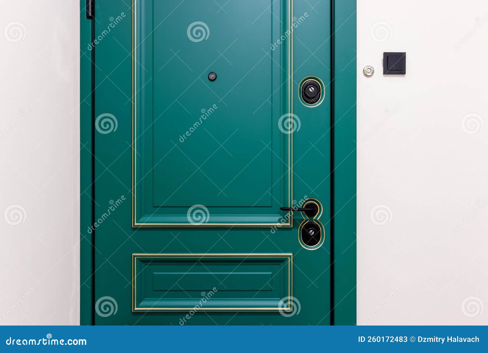 Interior and Entrance Doors in the New Apartment Stock Image Image of