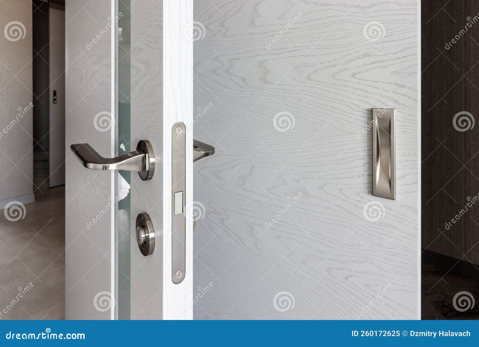Interior and Entrance Doors in the New Apartment Stock Image Image of