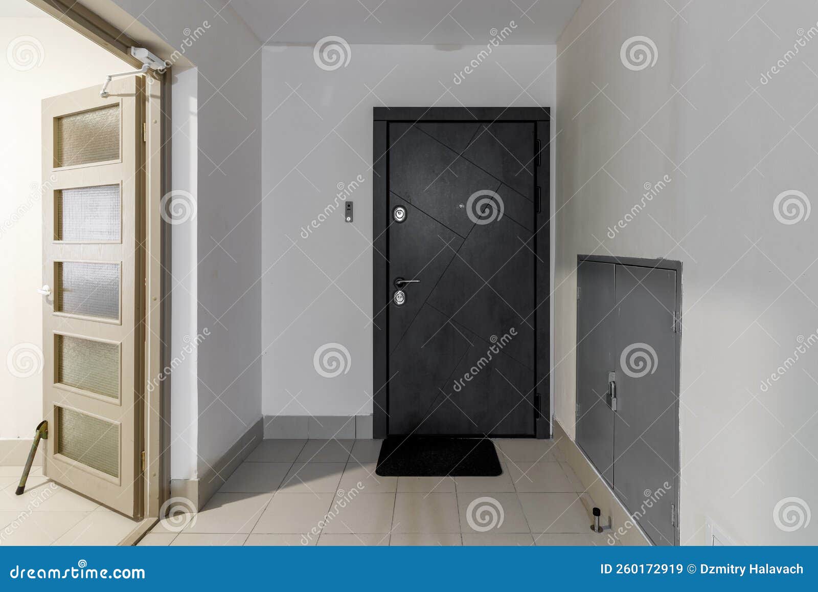 Interior and Entrance Doors in the New Apartment Stock Image Image of
