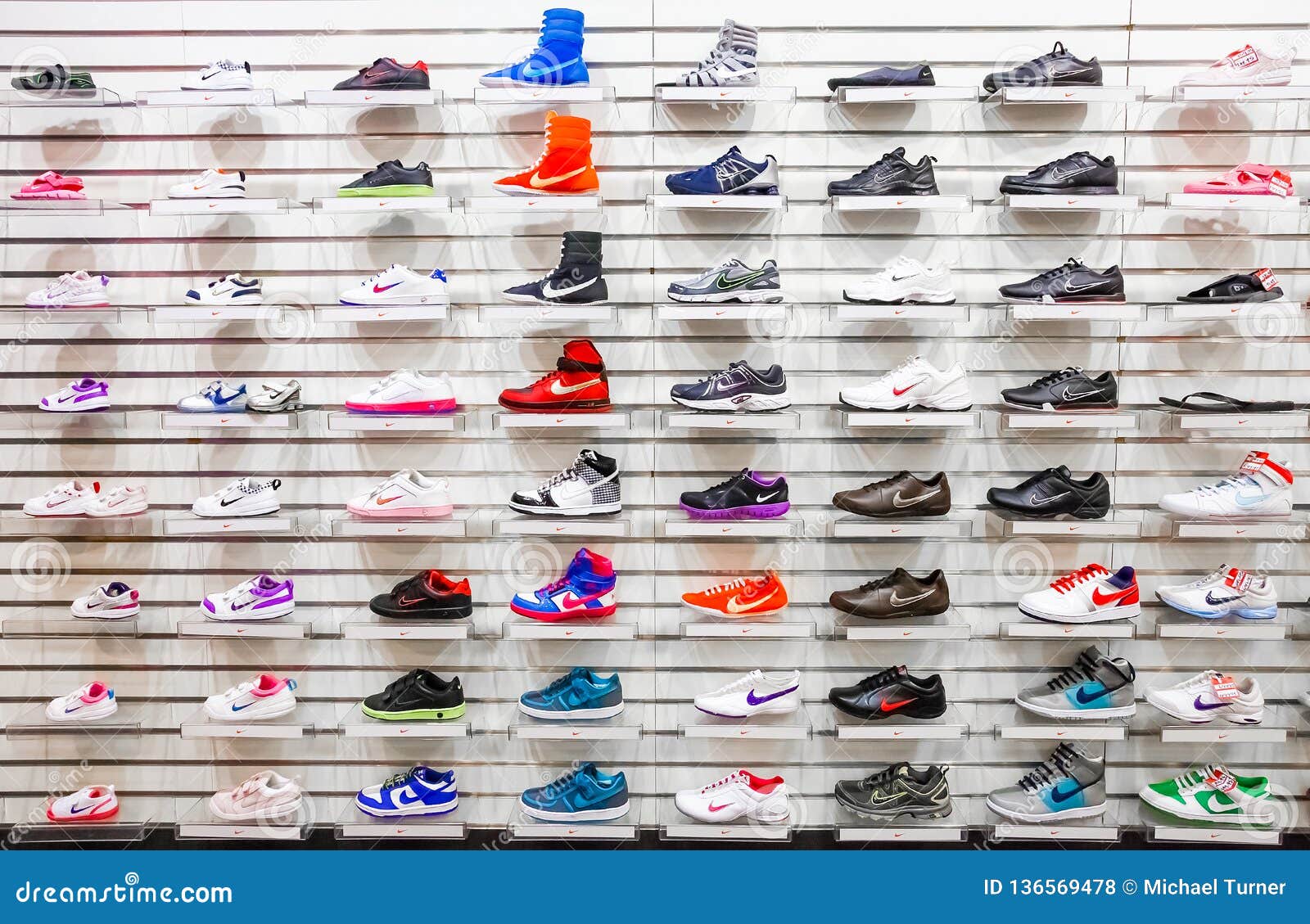 Interior of a Fashion Shoe Retail Store Editorial Stock Photo - Image ...