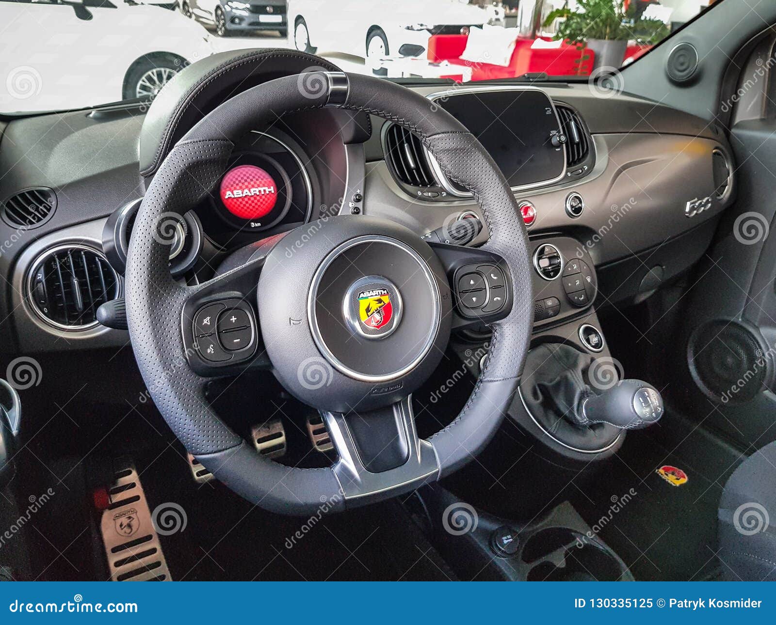 Interior Of Fiat 500 Abarth Editorial Image Image Of