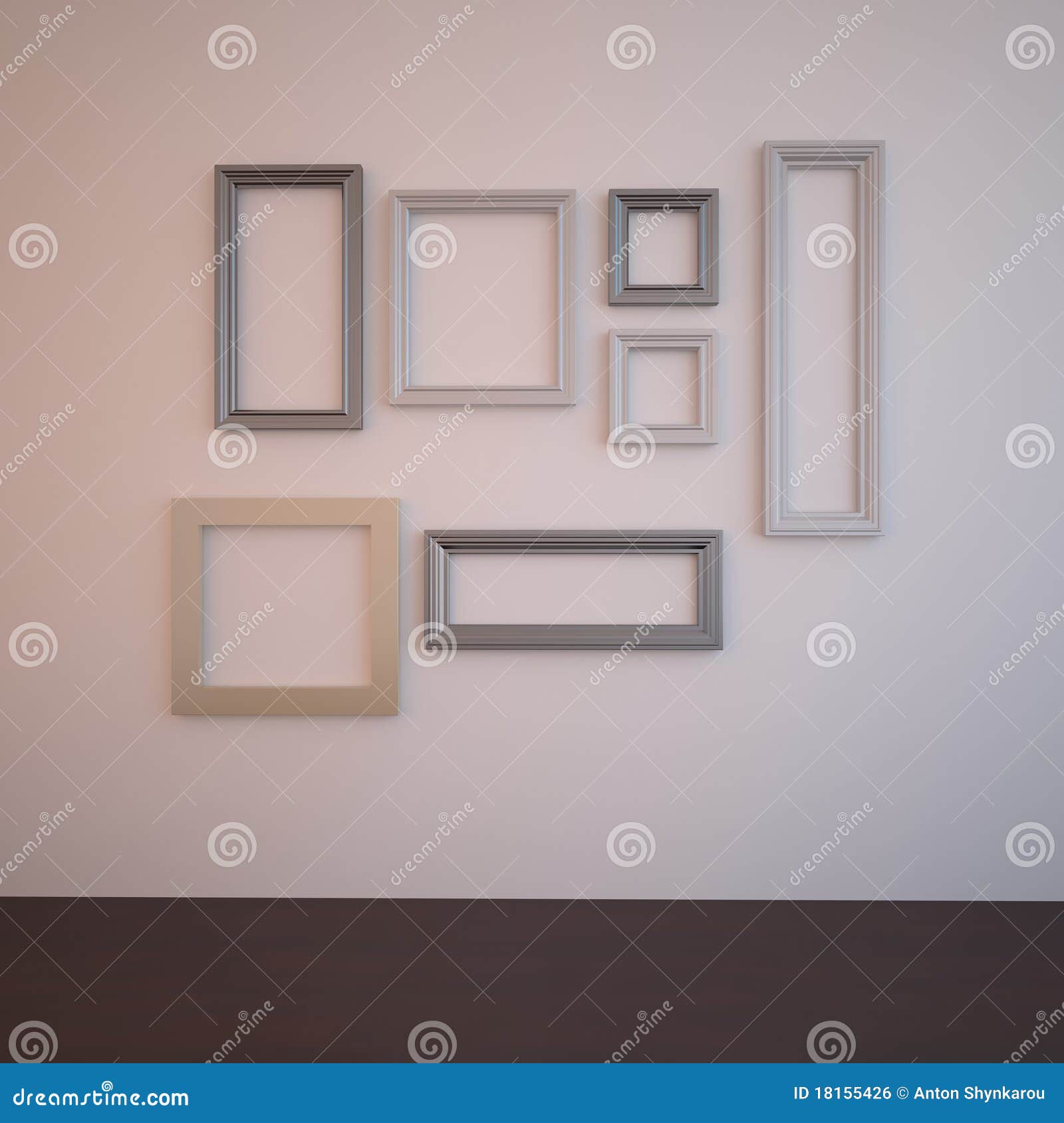 Interior frames stock illustration. Illustration of blank 18155426