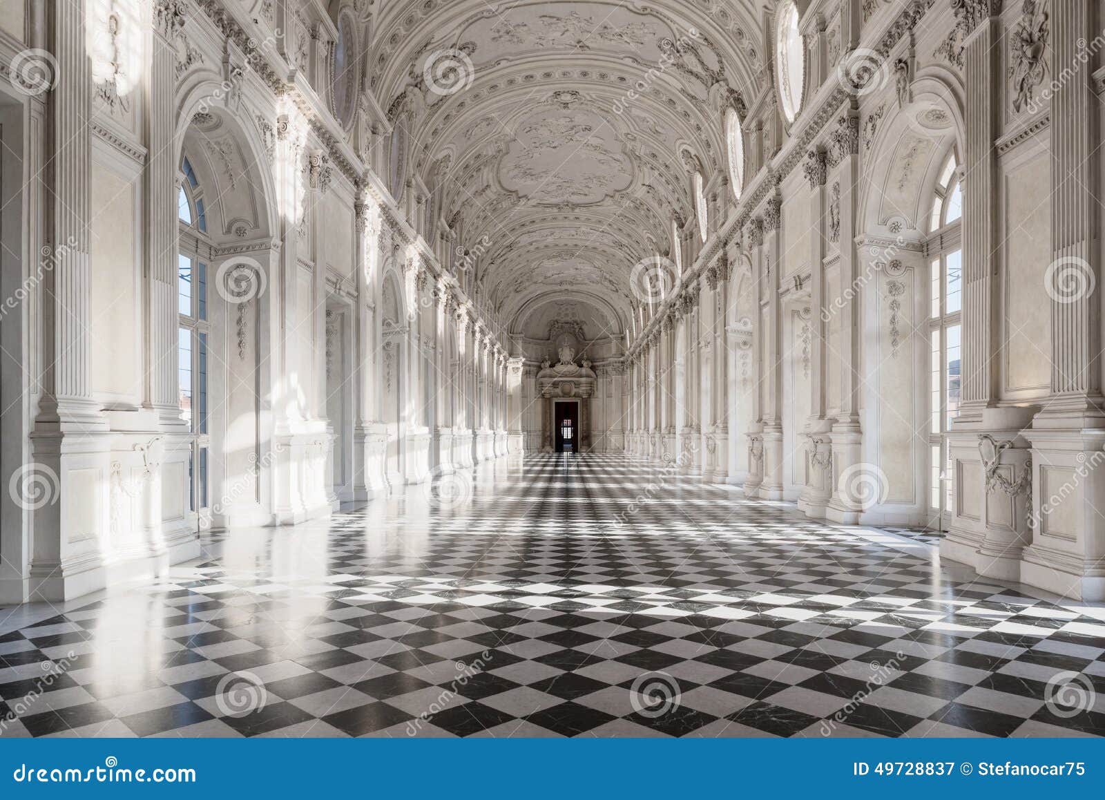 Italy, Piedmont. The Galleria Grande of the Venaria reale Wall Art