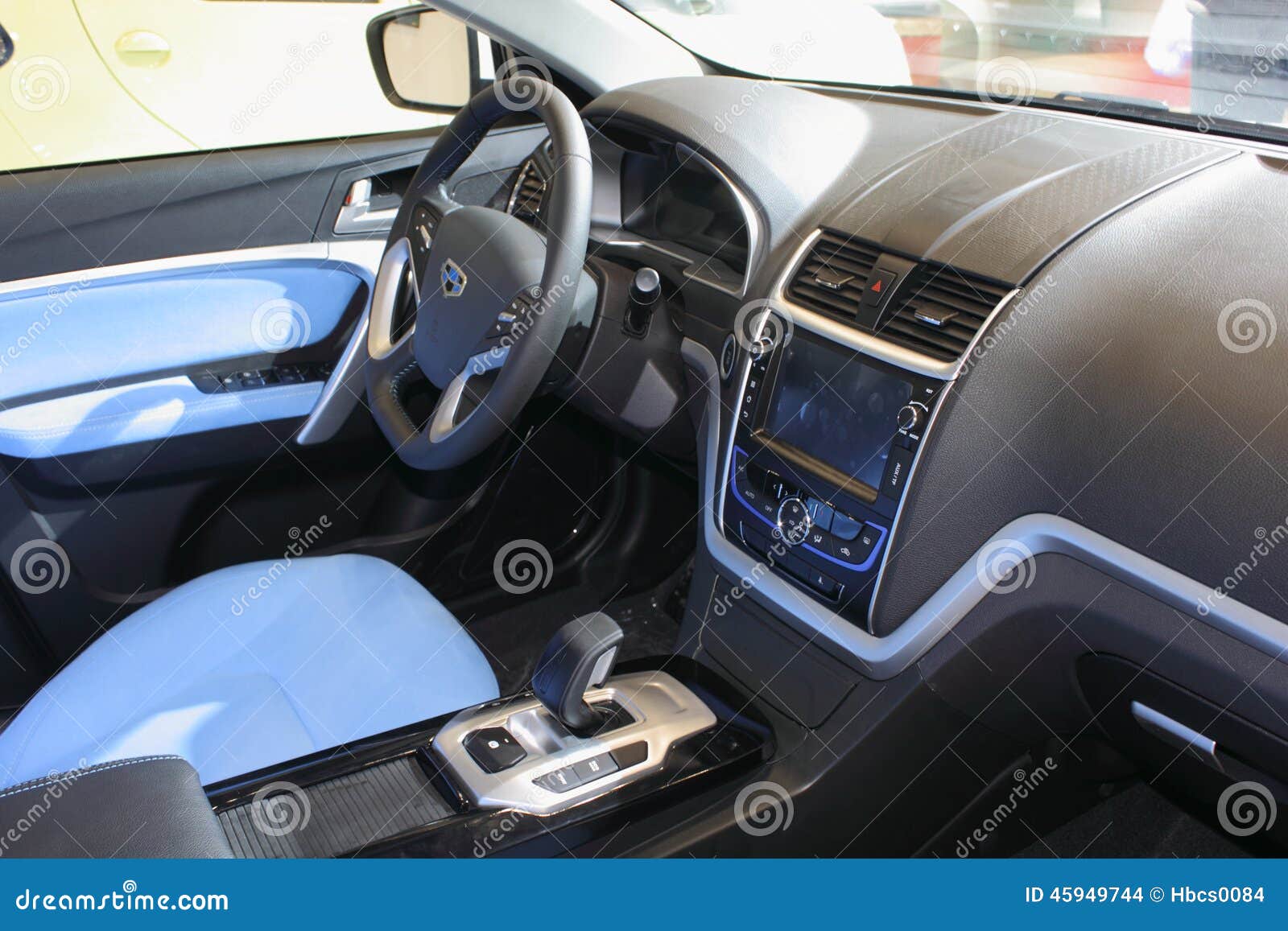 The Interior Of Geely Emgrand Pure Electric Vehicle