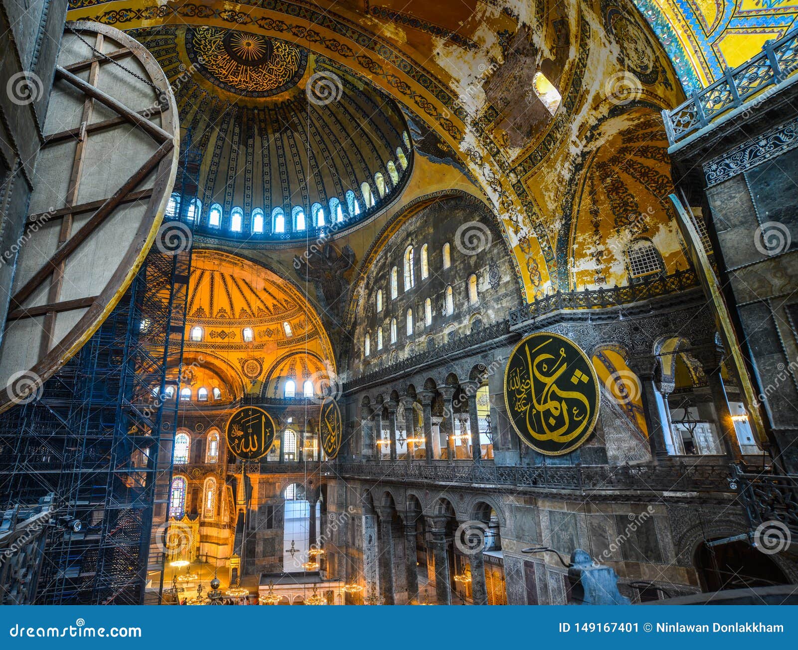 Interior Of Hagia Sophia In Istanbul Turkey Editorial Photo