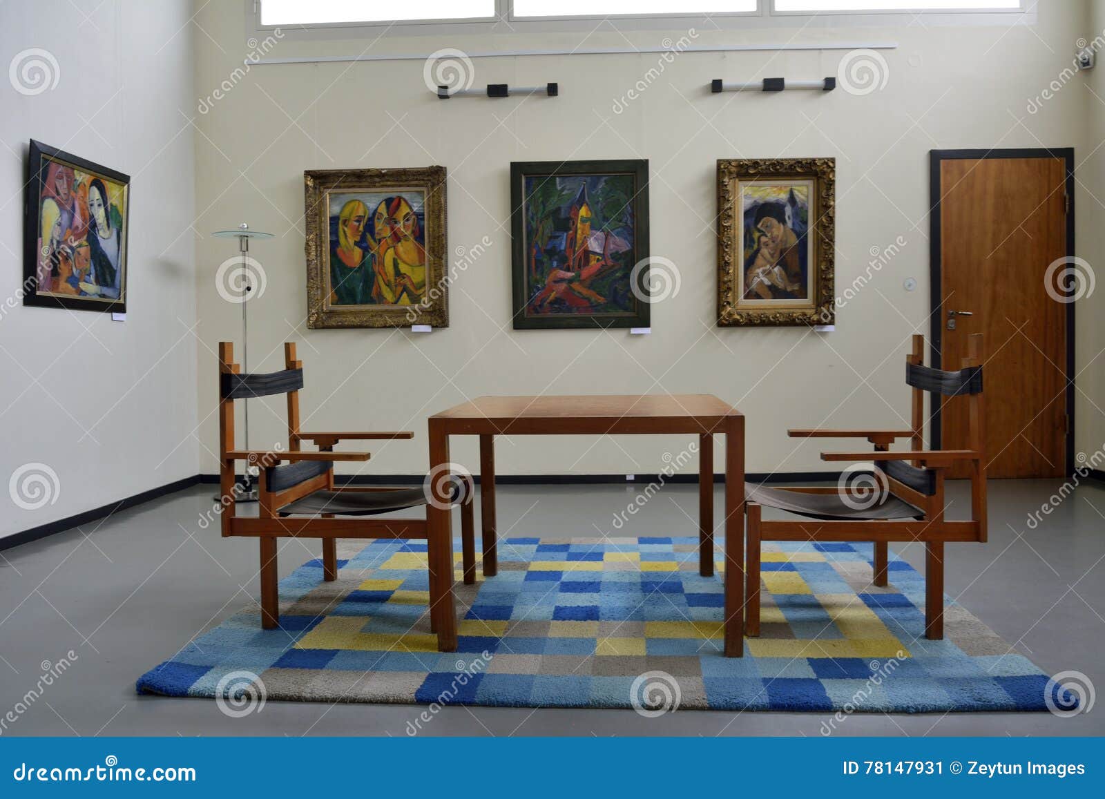 Interior Of The Haus Am Horn Building In Weimar Editorial Photo