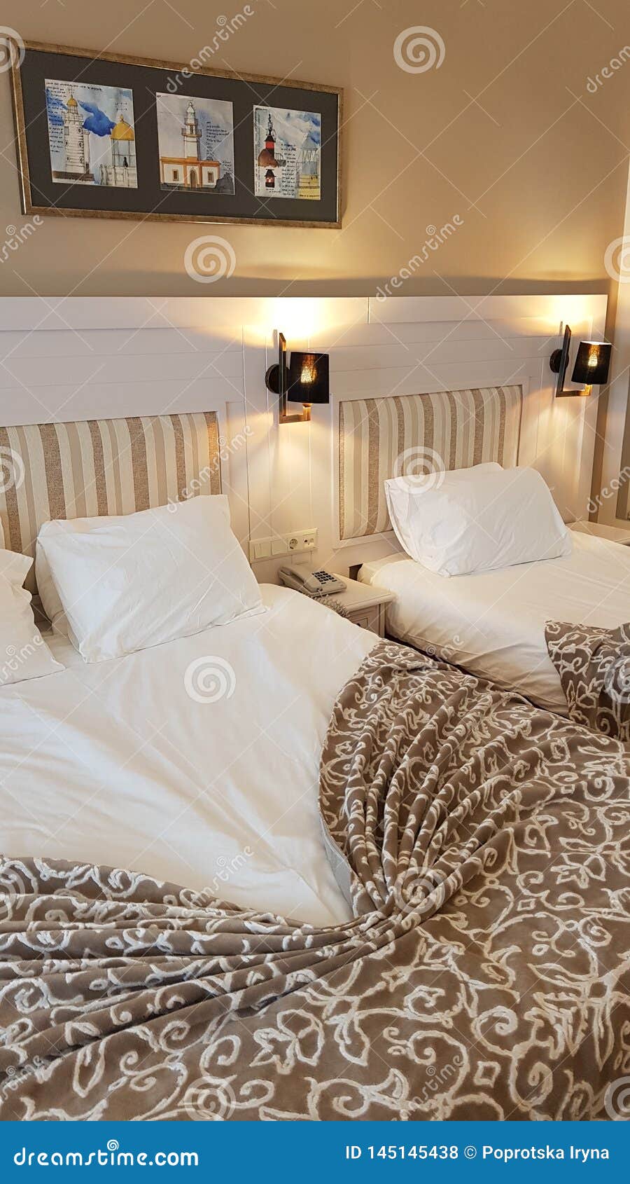 Interior Of Hotel Room In Kemer Turkey Mediterranean Sea