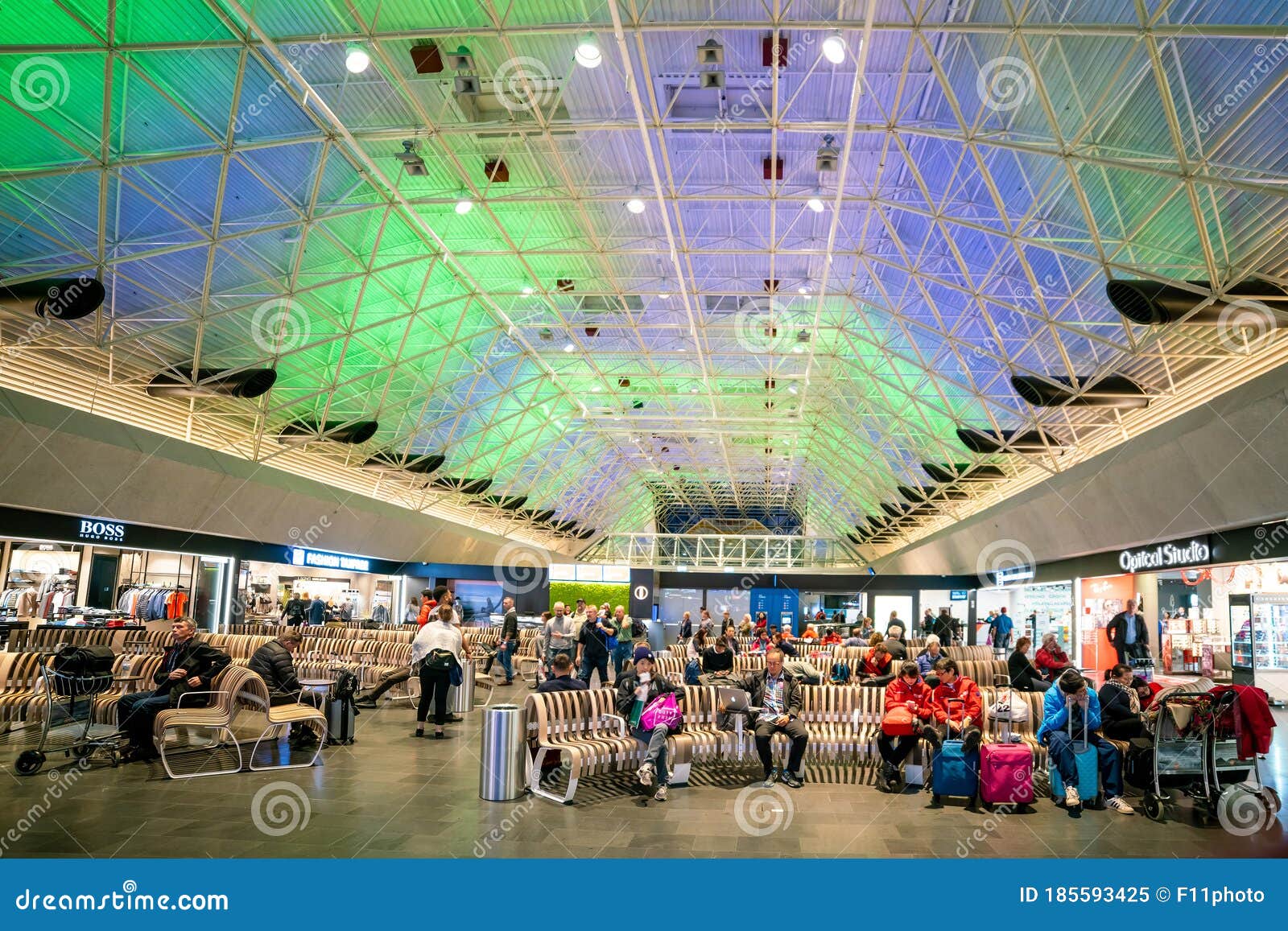KeflavIk International Airport Terminal Building In Iceland Editorial ...