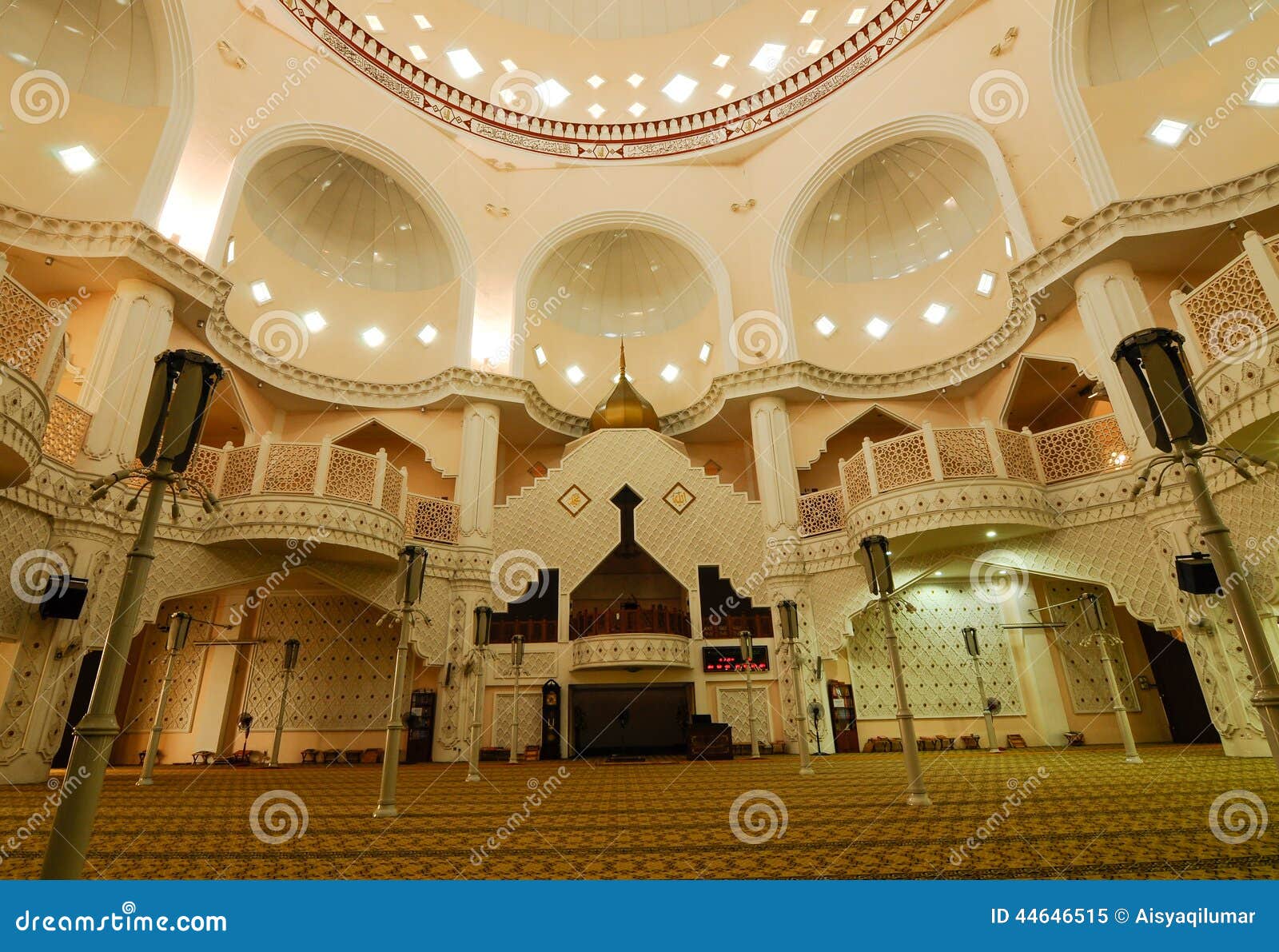 Interior Of Klang Royal Town Mosque A K A Masjid Bandar Diraja Klang Stock Image Image Of Hall Holy 44646515