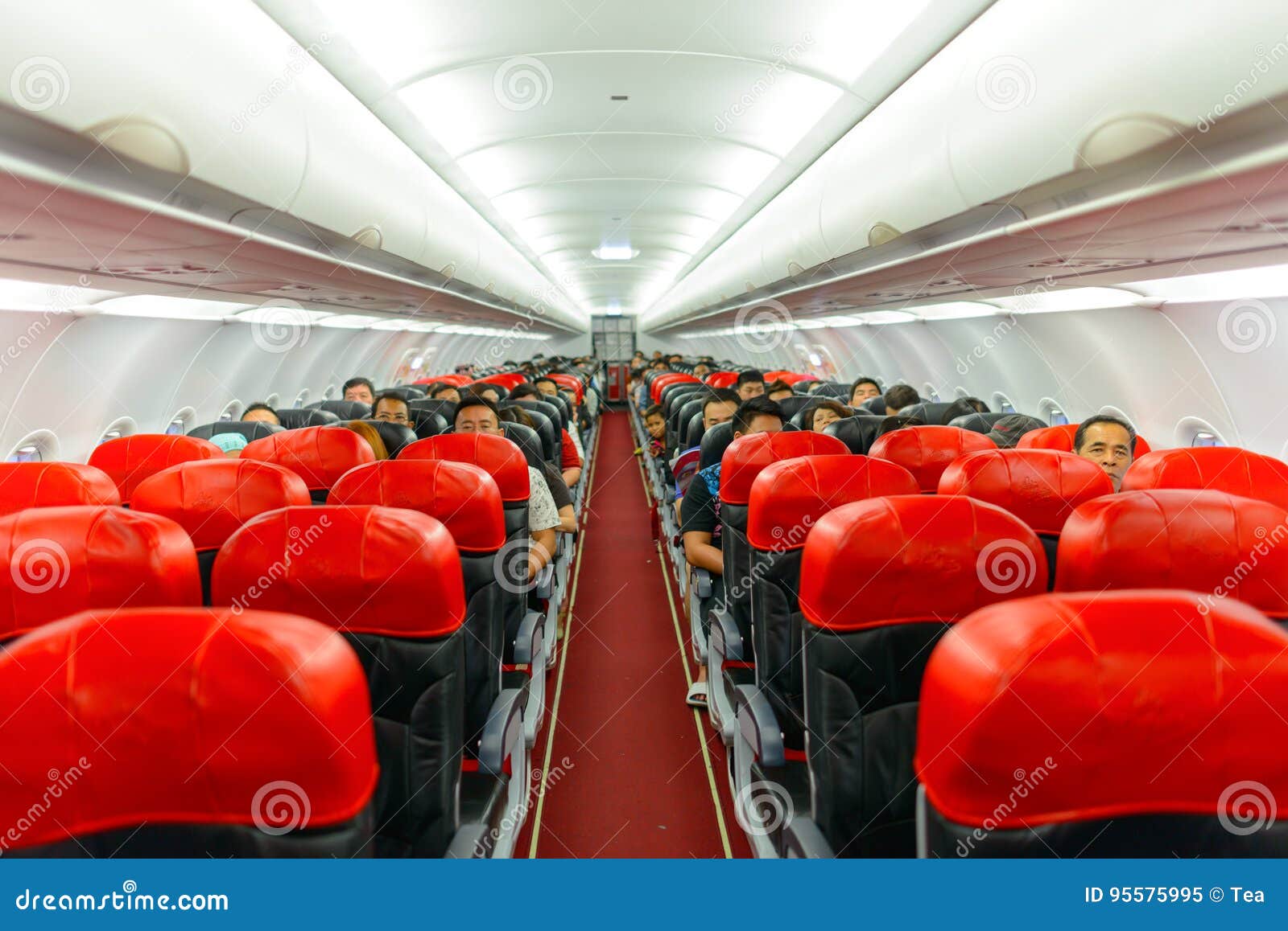 A320-200 interior editorial image. Image of airline, interior - 95575995