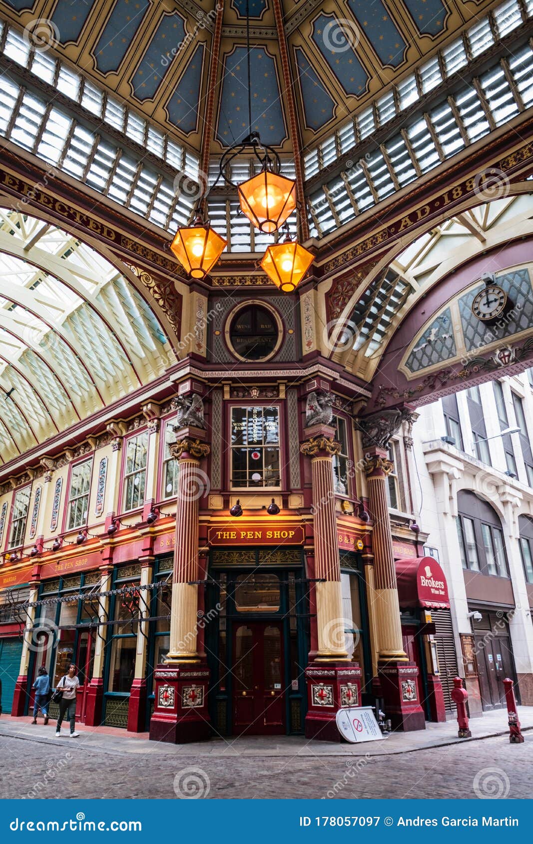 Interior of Leadenhall Market in London Editorial Photography - Image ...