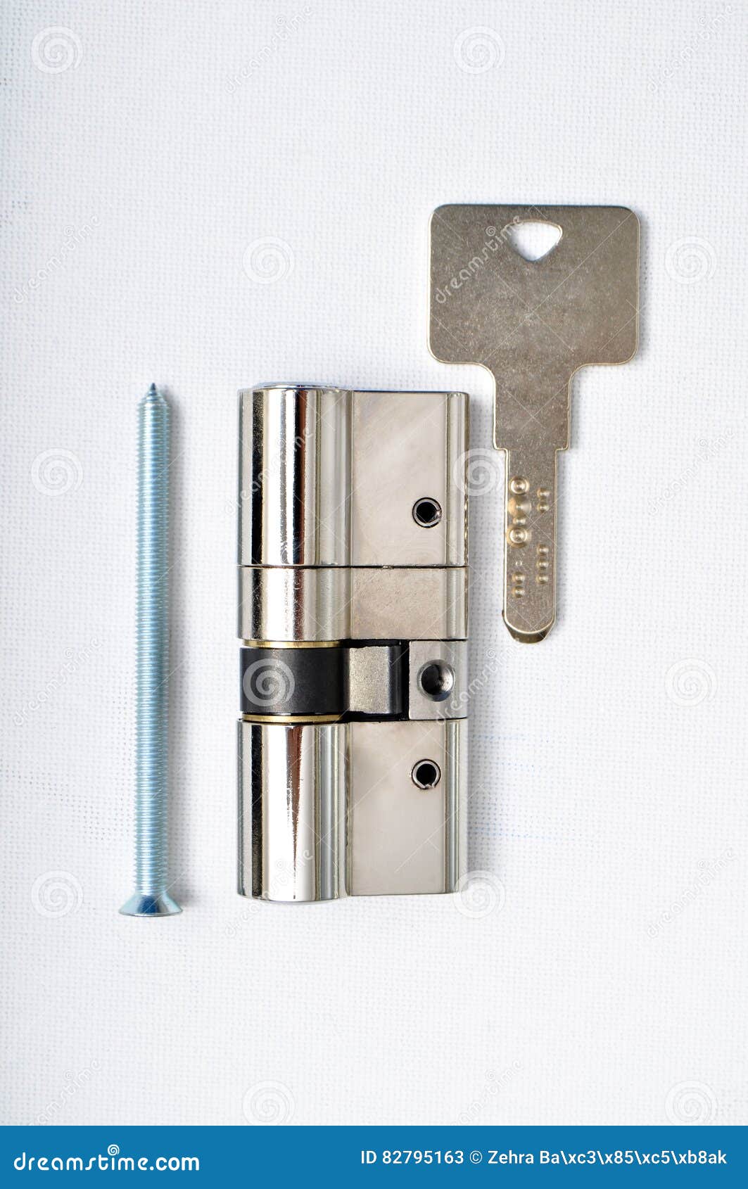 Interior Mechanism of Door Locking Stock Image Image of keyhole