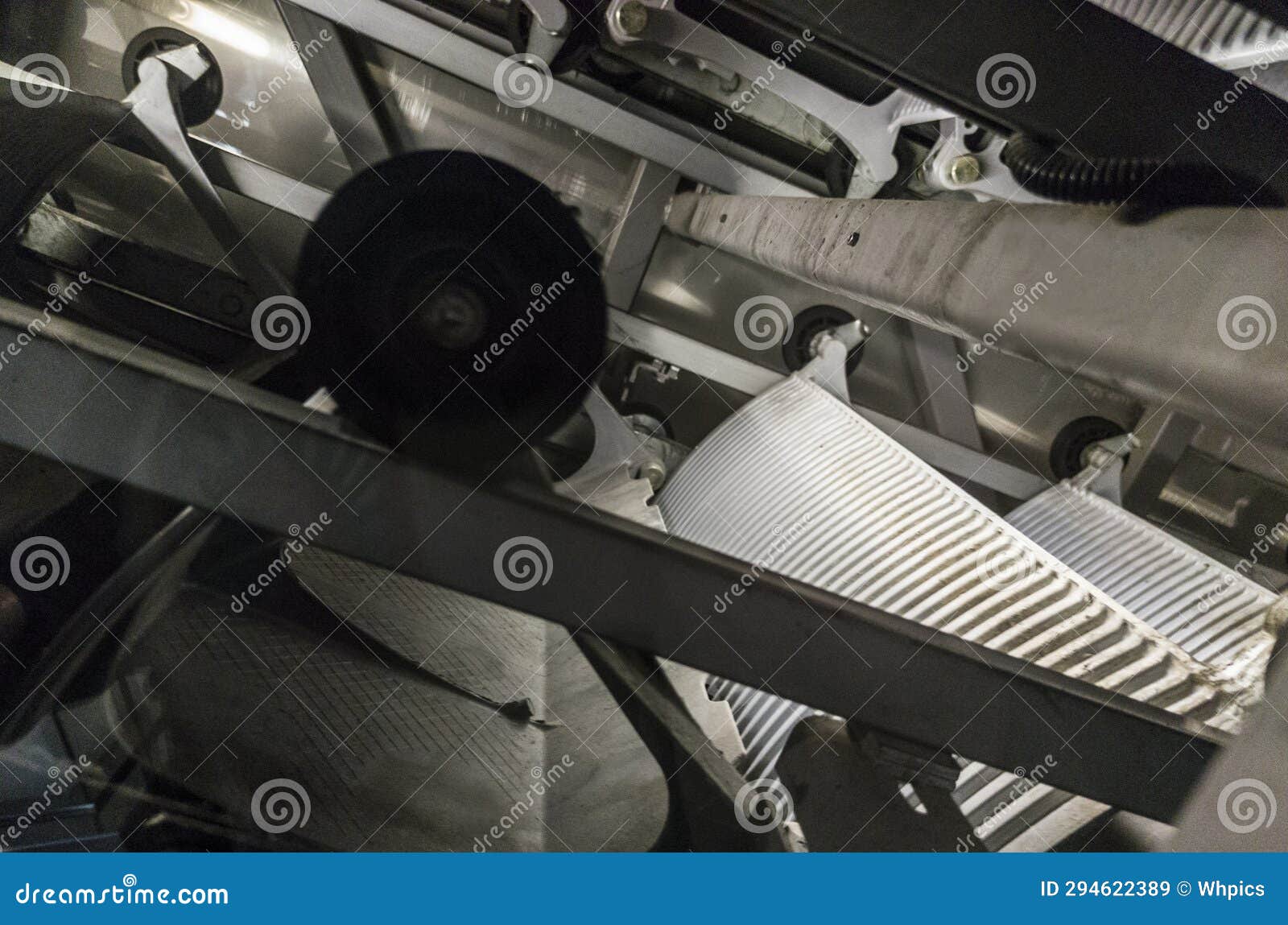 Interior Mechanisms of an Escalator Stock Image Image of gears, cycle 294622389