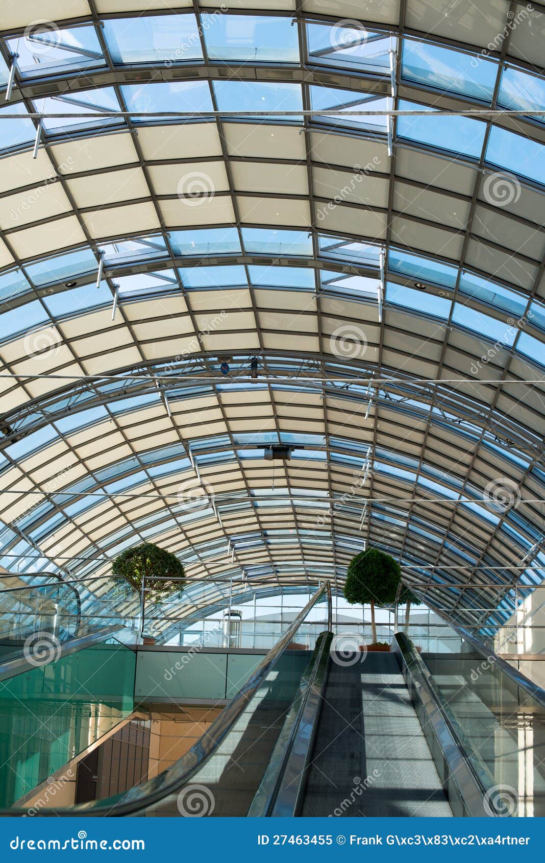 Interior Of A Modern Building Stock Image Image Of Glass