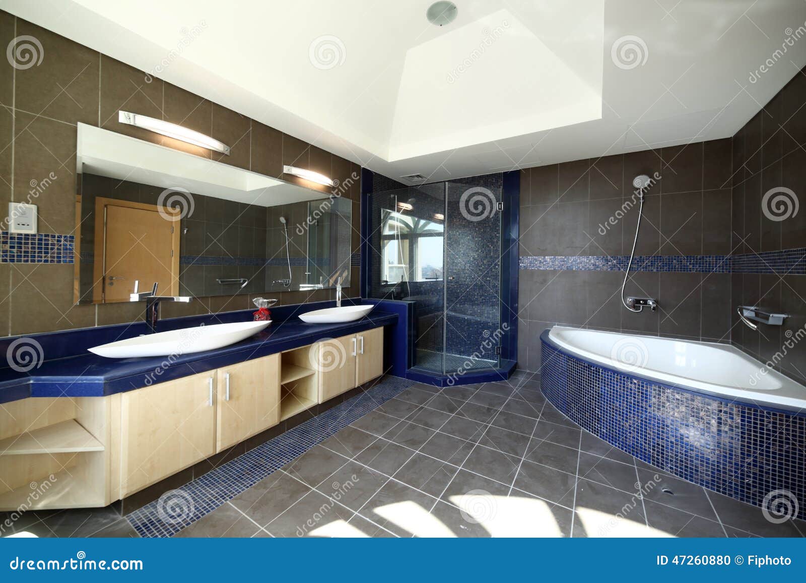 Interior of Modern European Shower Stock Photo Image of modern, fresh