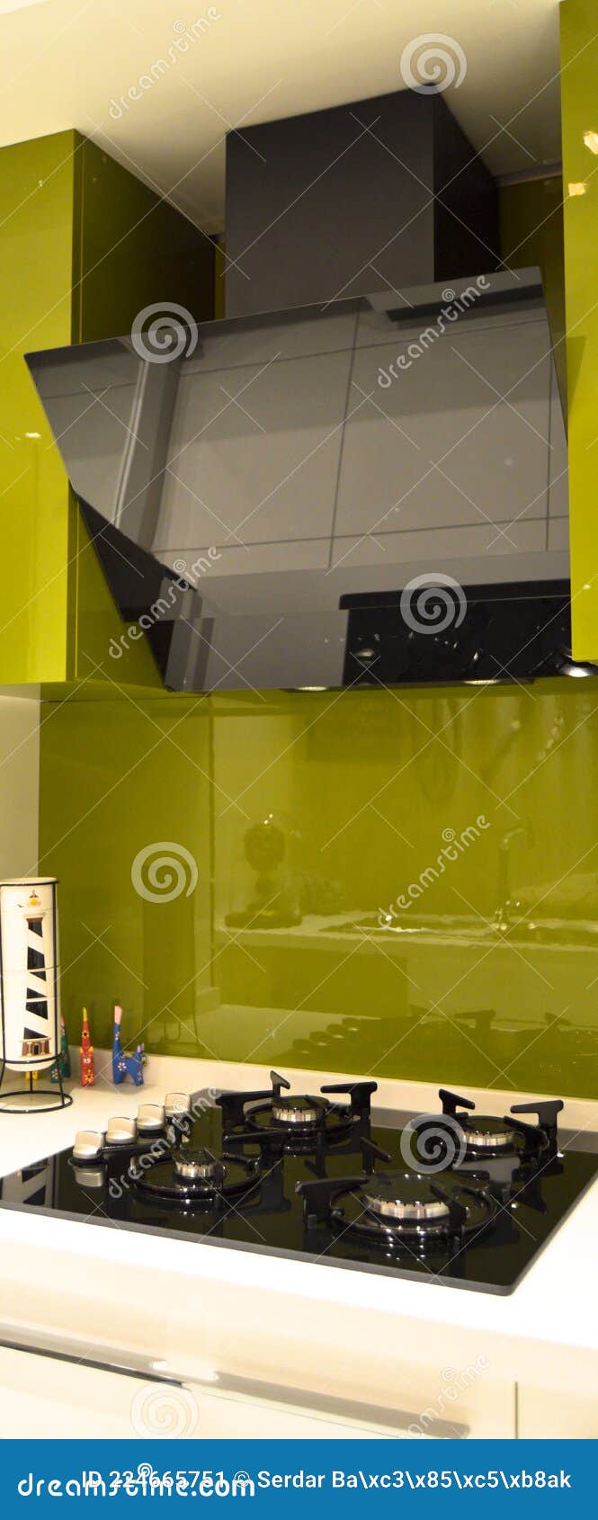 Interior of Modern Kitchen Equipment and Lacquer Stock Image Image of appliance, home
