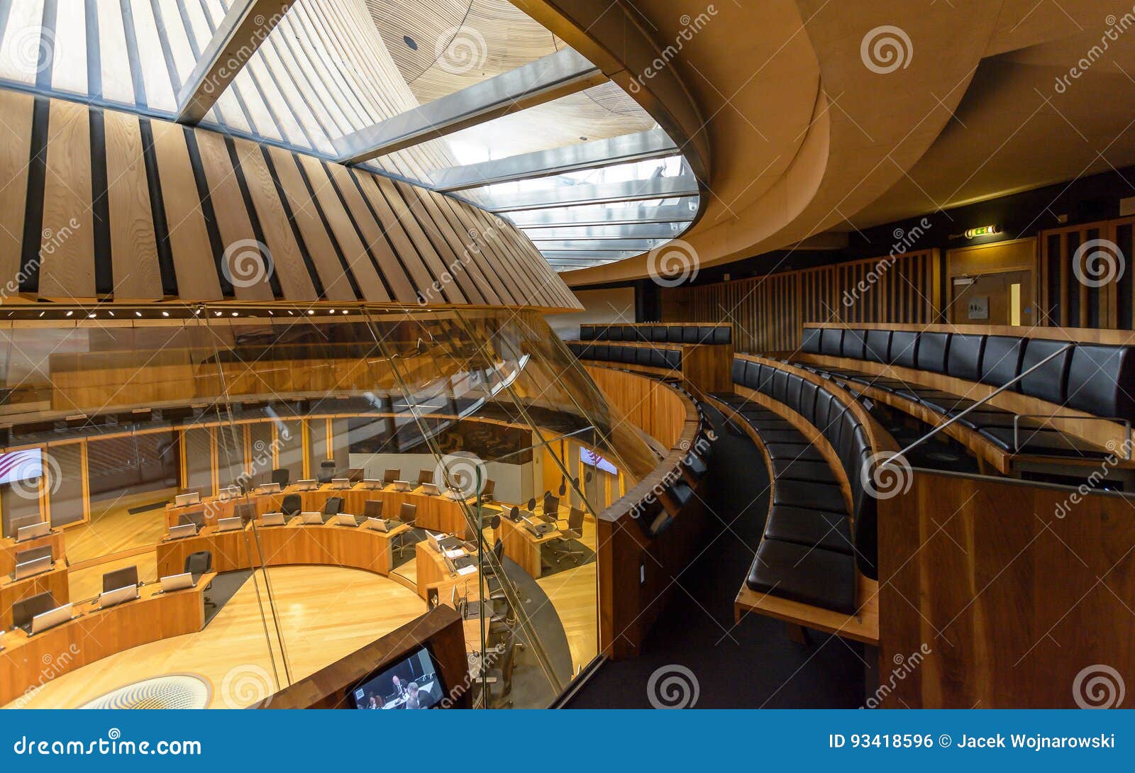 Interior of National Assembly for Wales G Editorial Photo Image of