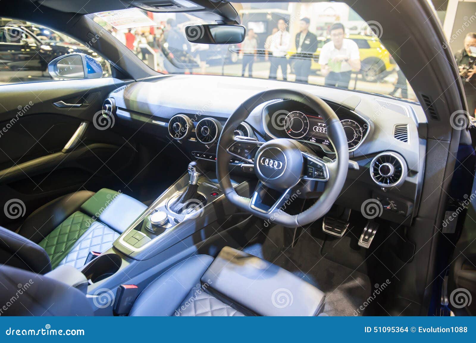 Interior Of New Audi Tt Coupe At The Singapore Motorshow