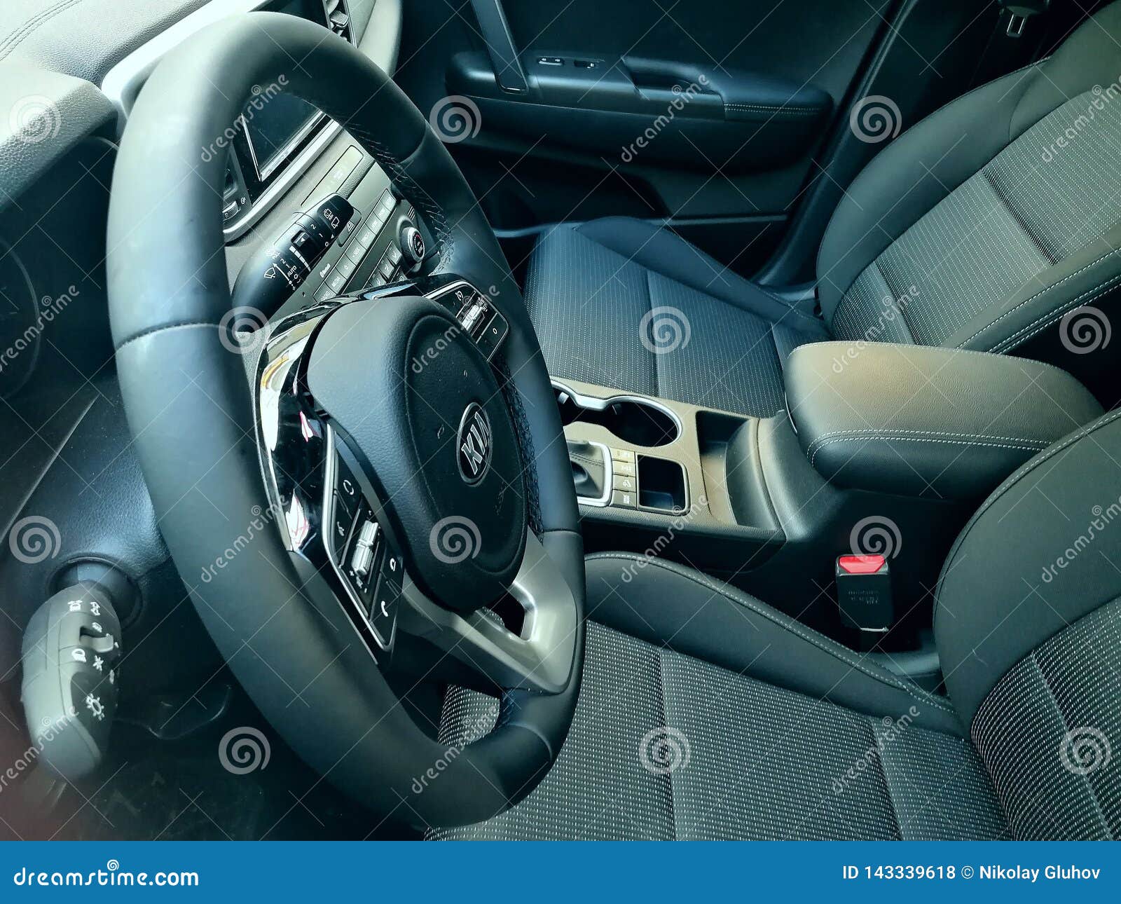 Interior New Kia Sportage Car Editorial Stock Photo Image