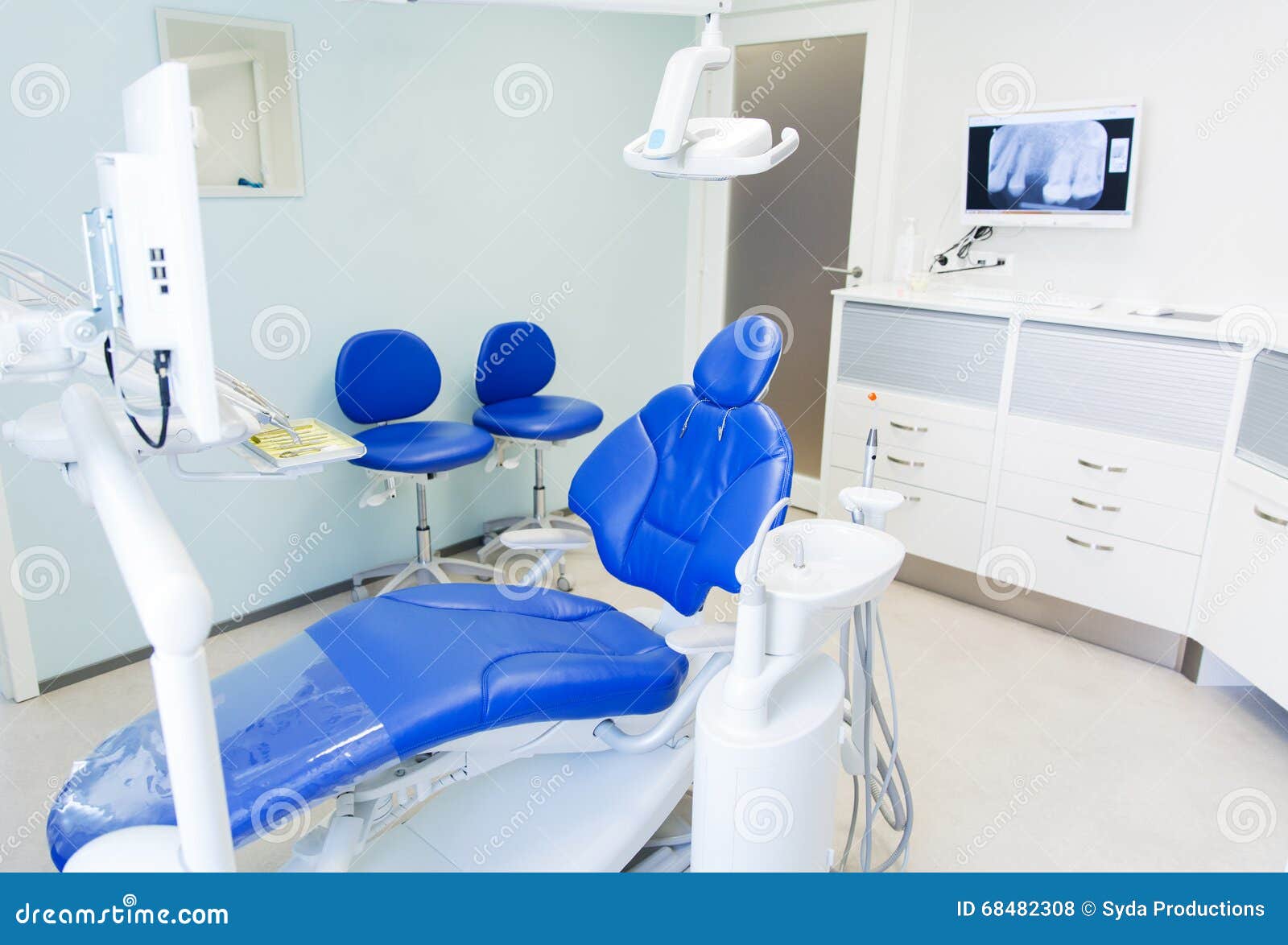 Interior Of New Modern Dental Clinic Office Stock Photo