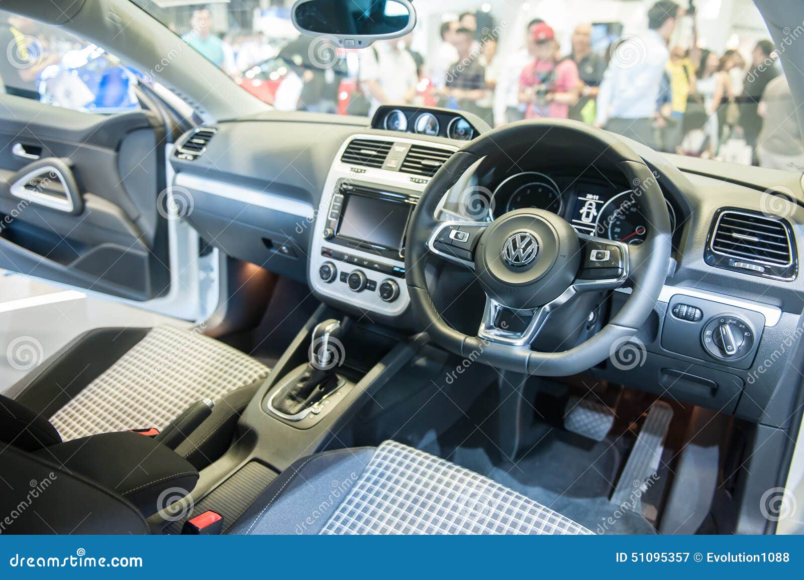 Interior Of New Volkswagen Scirocco At The Singapore
