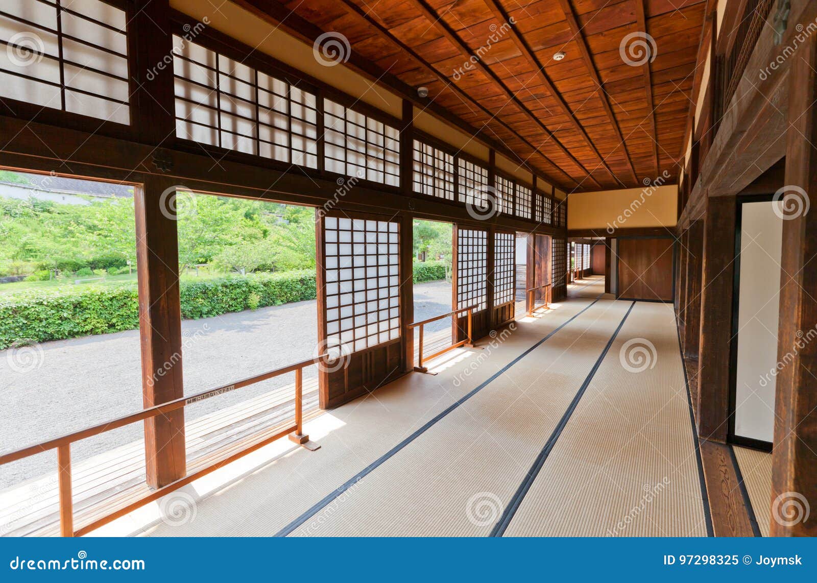 Interior Of Ninomaru Goten Of Kakegawa Castle Japan Stock