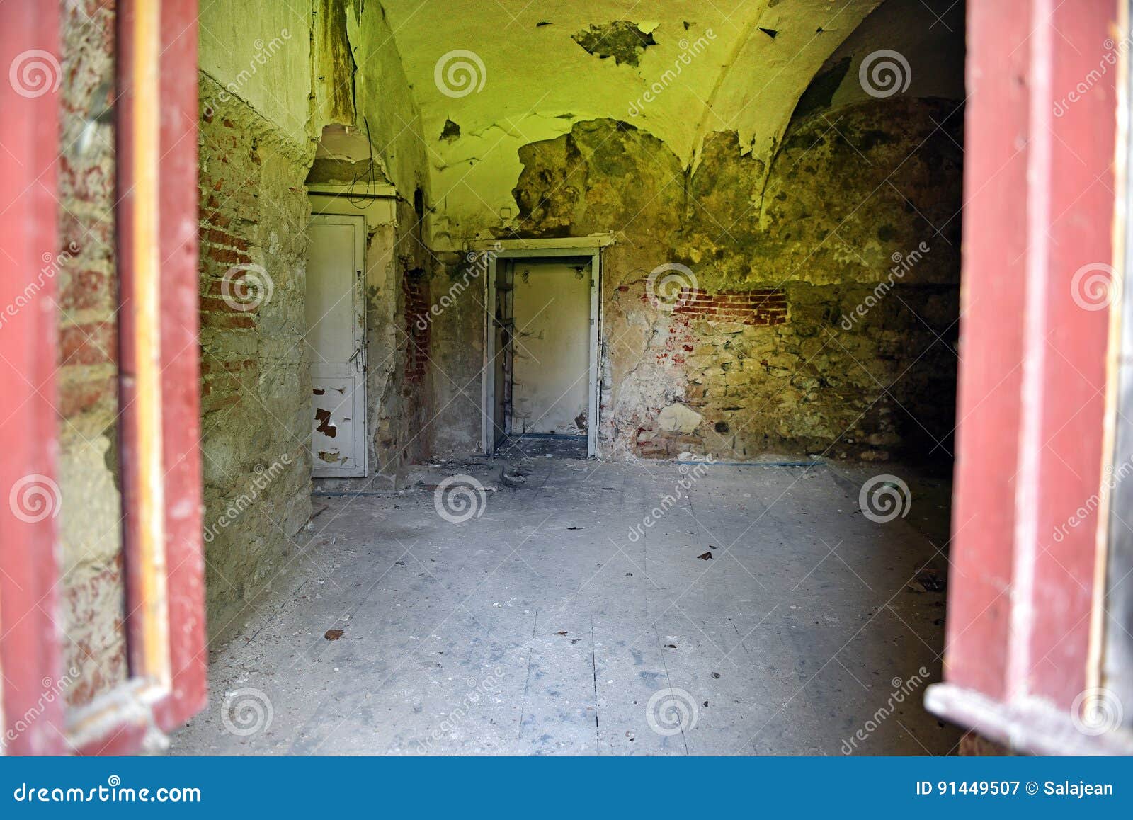 inside abandoned castle inside abandoned castle