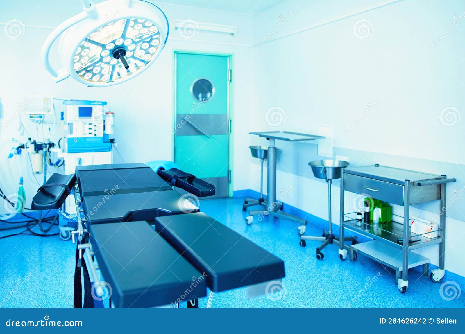 Interior of Operating Room in Modern Clinic Stock Photo Image of