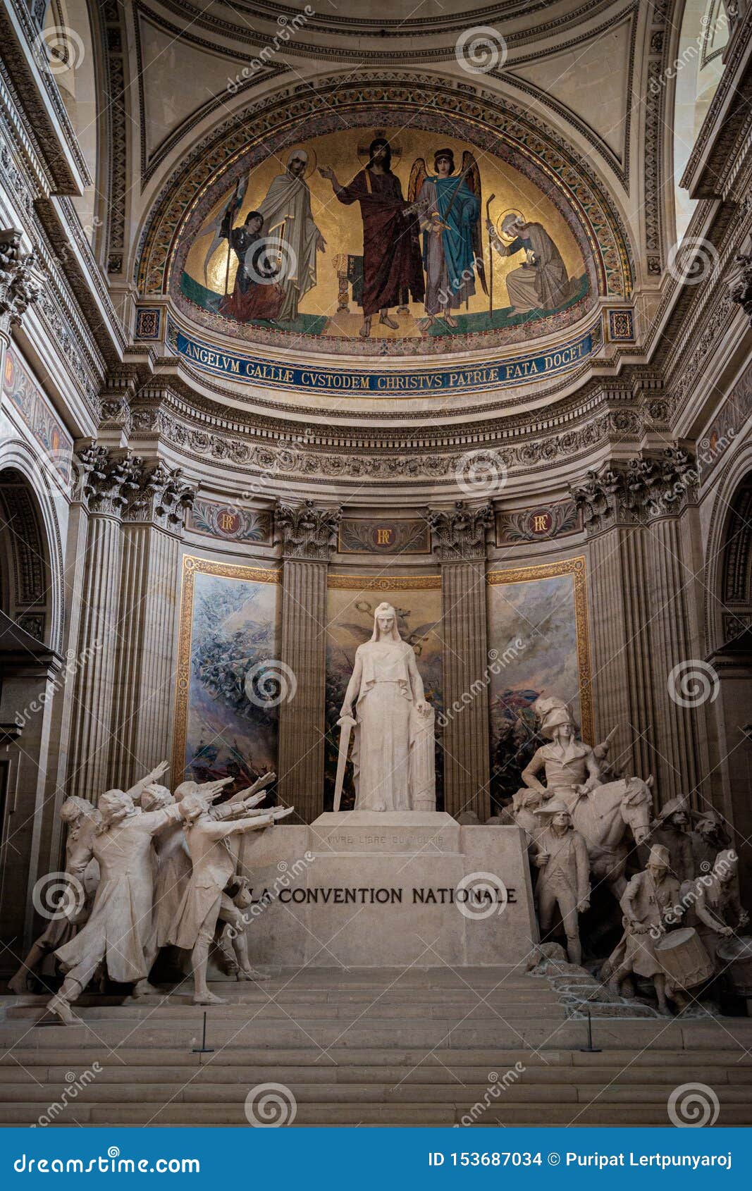 The Pantheon Pantheon In Paris France Editorial Stock Image