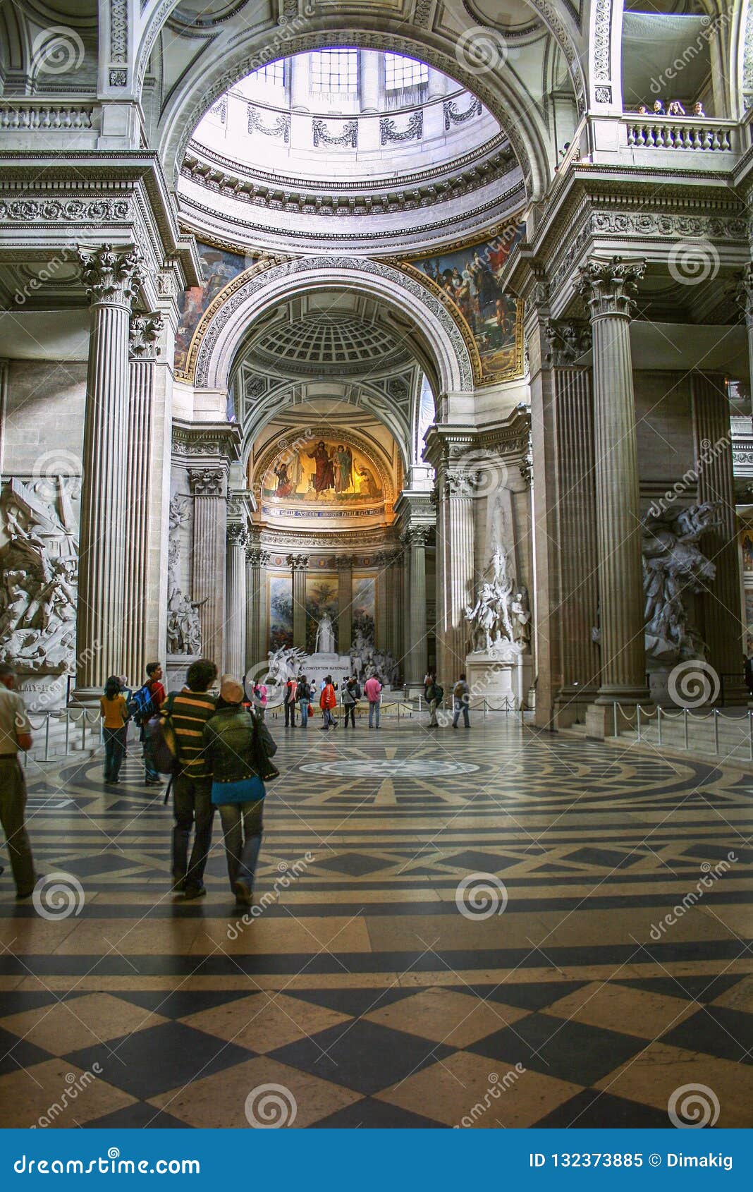 Interior Of Pantheon In Paris France Architecture Of Paris