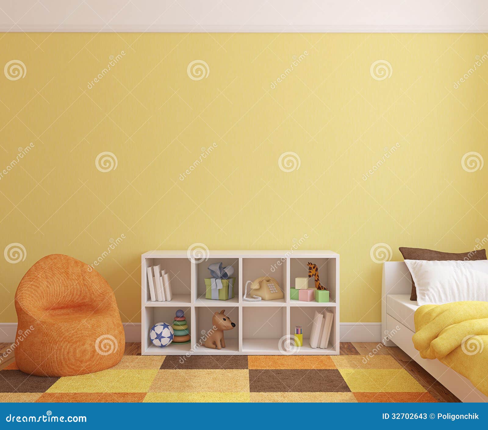 interior of playroom.
