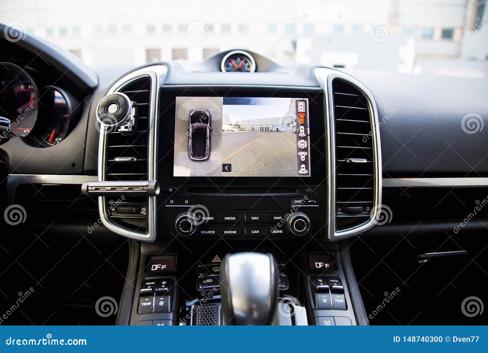 Interior Of Premium Suv Work Of Front Side Side And Rear