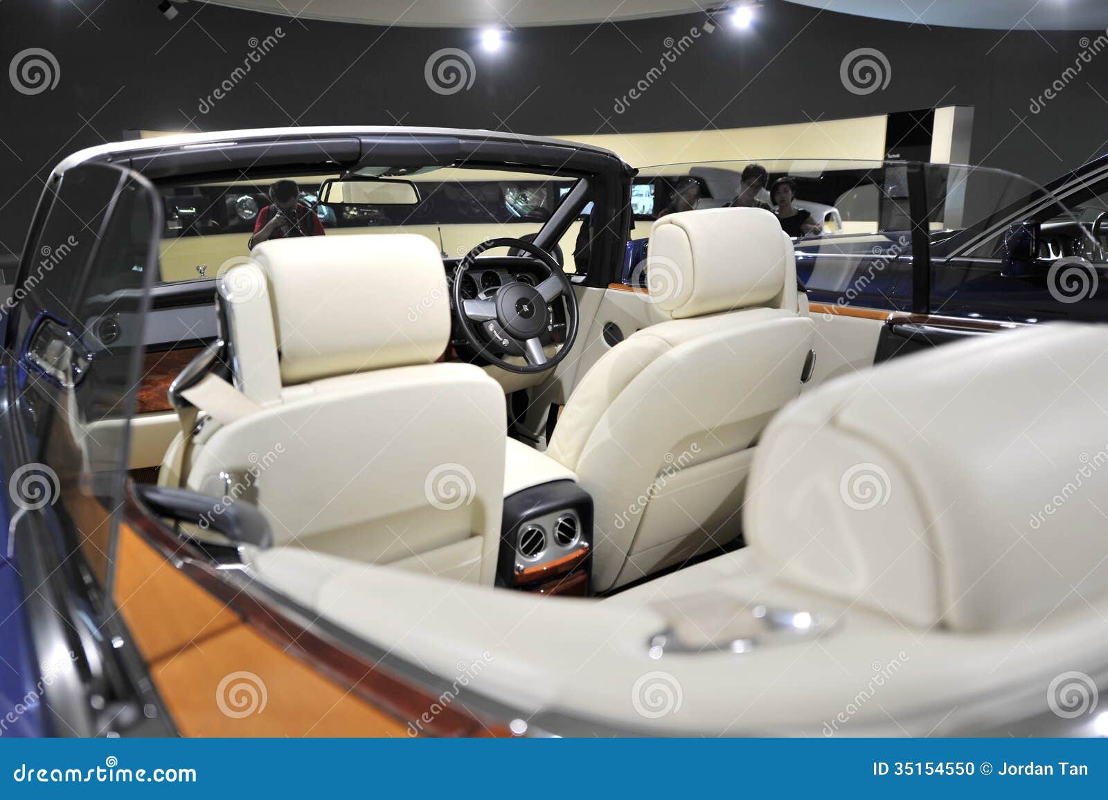 Interior Of Rolls Royce Phantom Drophead Coupe In Bmw Museum
