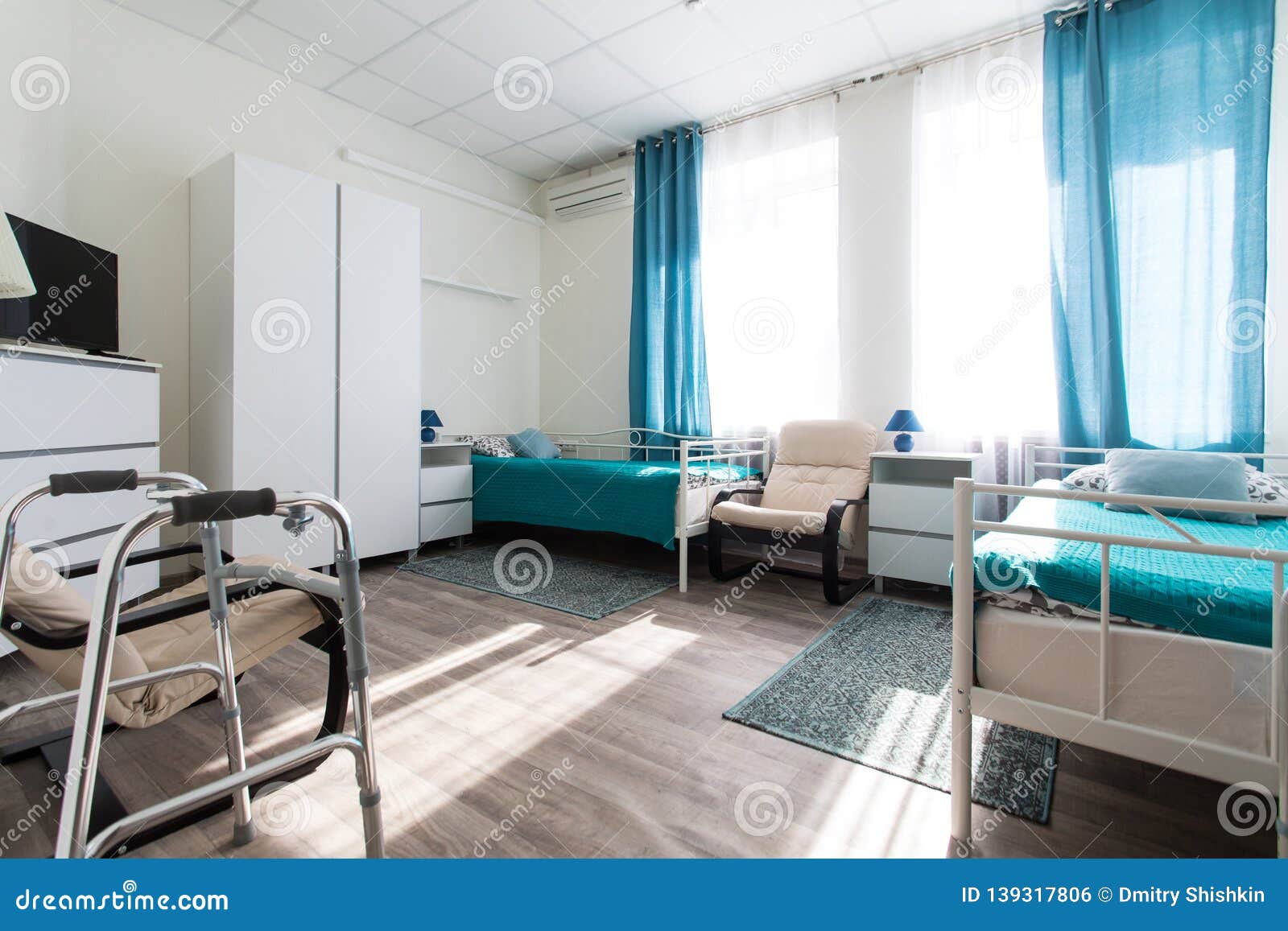 The Interior Room Of A Nursing Home Stock Photo Image Of