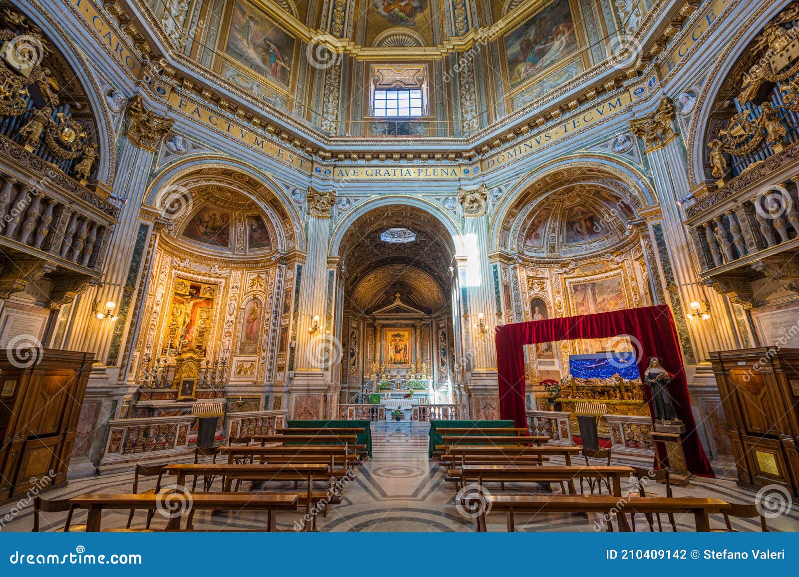 Parrocchia Santa Maria Di Loreto Church of Santa Maria Di Loreto Near Venezia Square in Rome, Italy