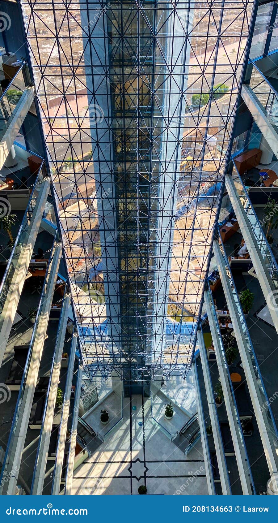interior of a skyscrapper building