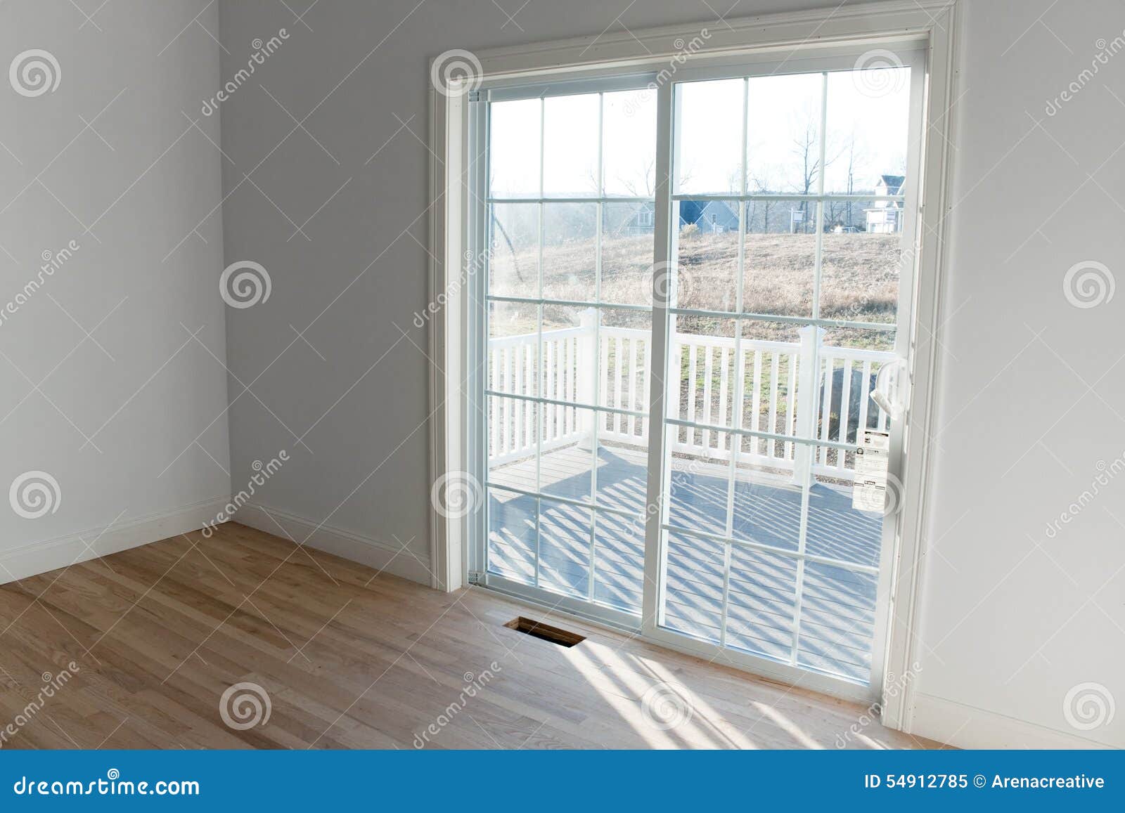 Interior Sliding Glass Doors Stock Image Image Of Living