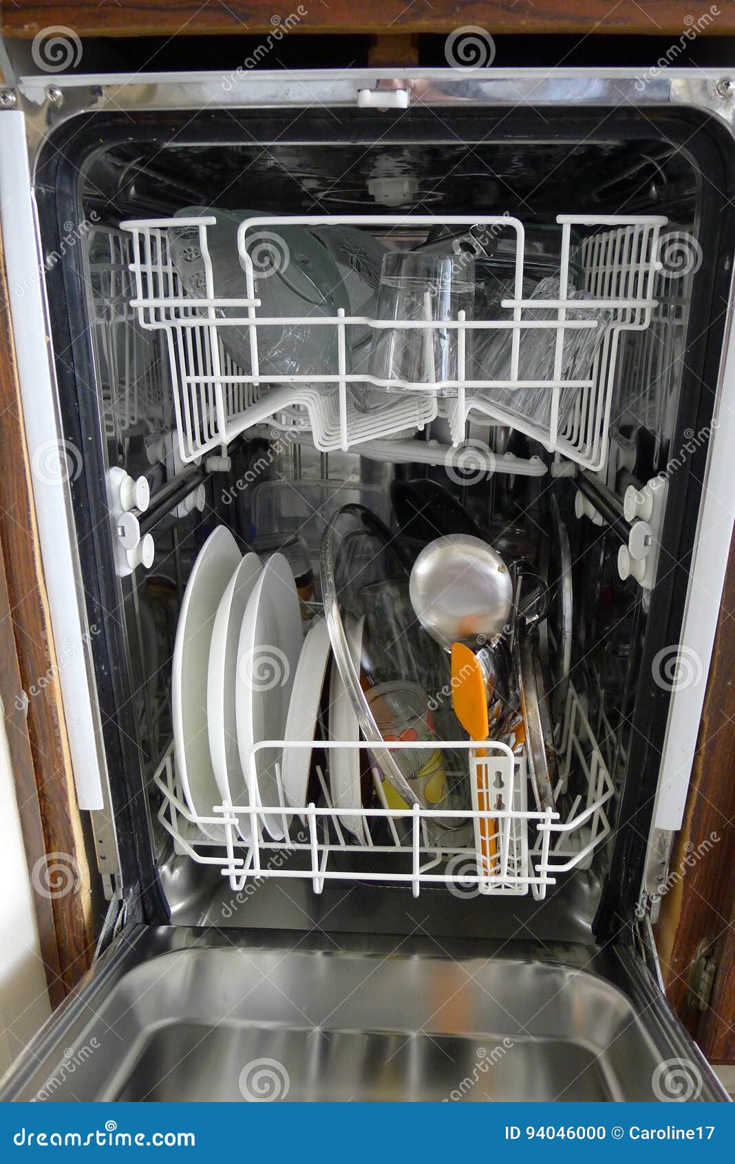 Interior of a Small Dishwasher Stock Photo Image of wash, interior