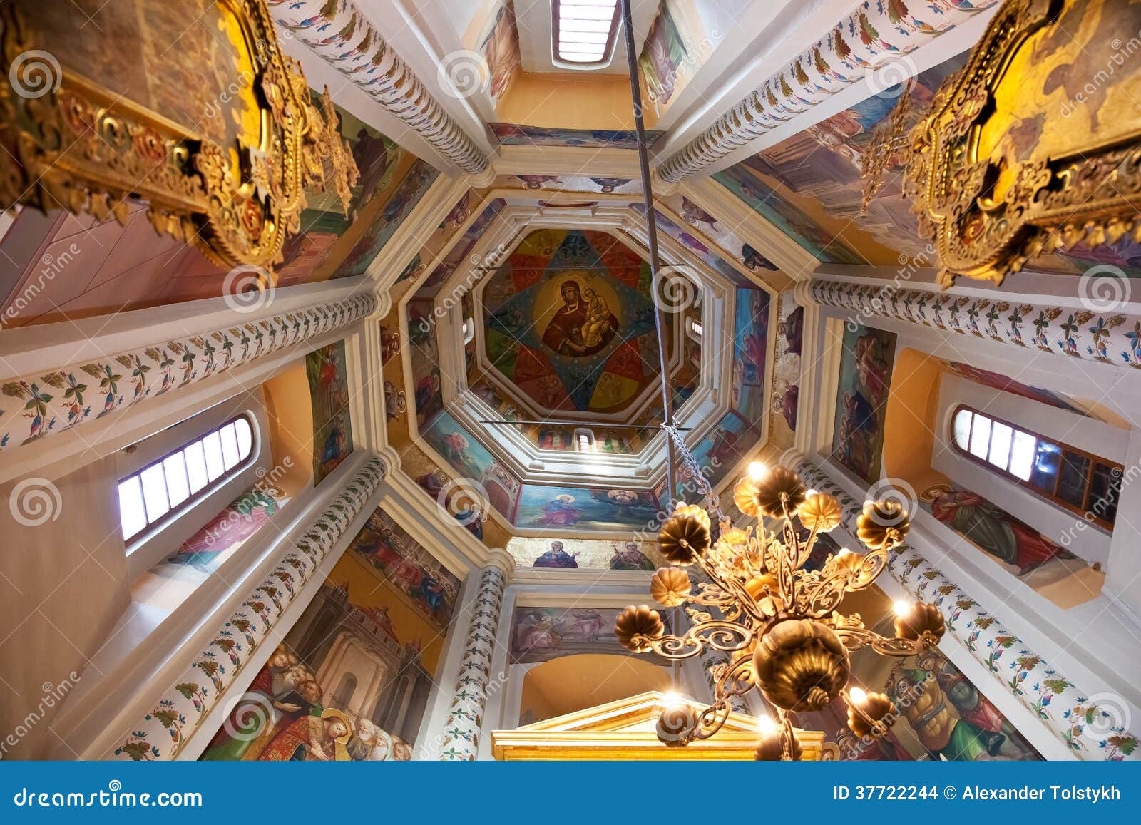 Interior Of St Basils Cathedral In Moscow Editorial Stock