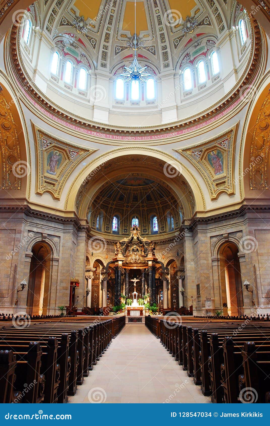 St Paul Cathedral Minnesota Editorial Stock Image Image