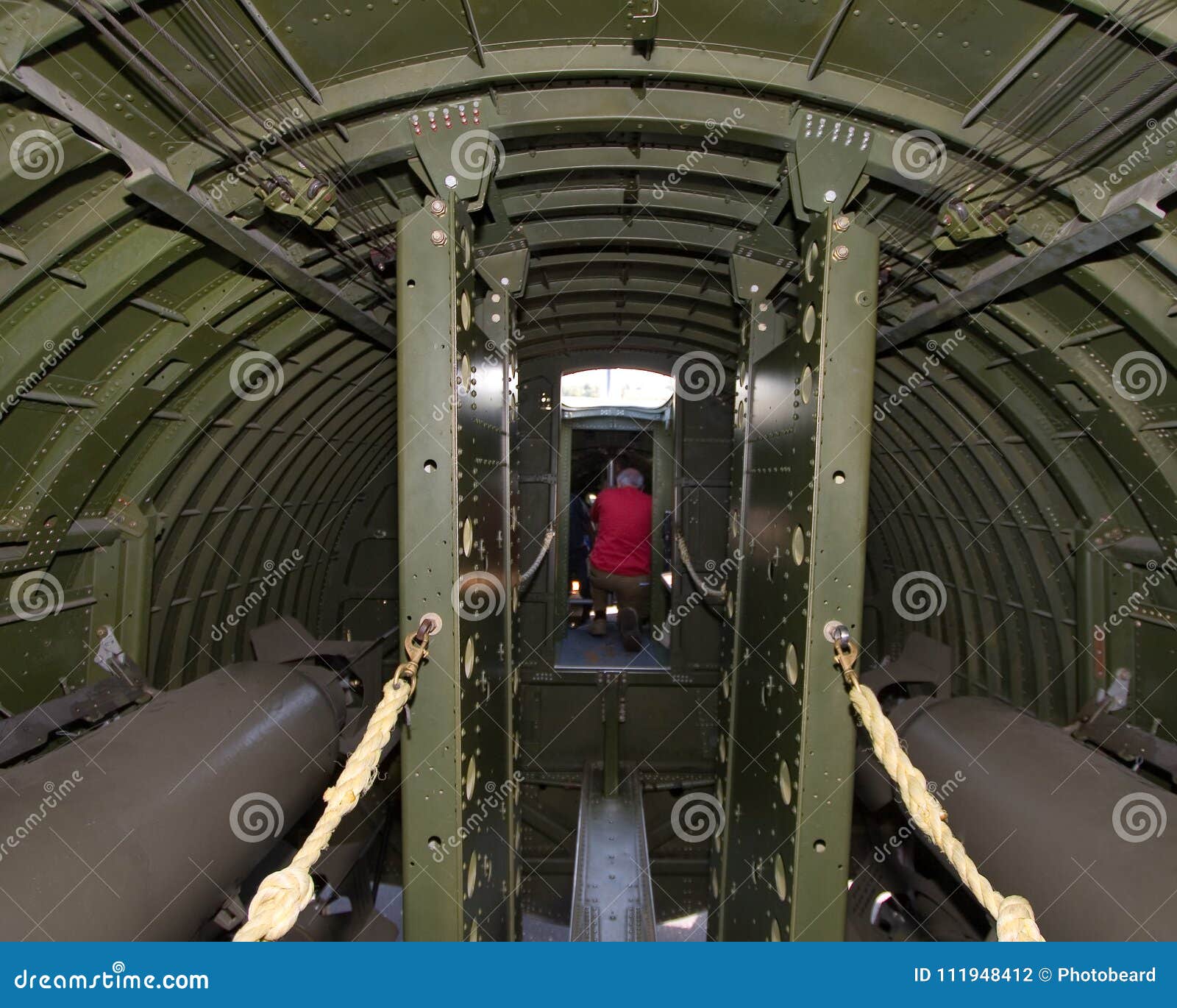 B 17g Ww Ii Bomber That Flew In Europe Stock Photo Image