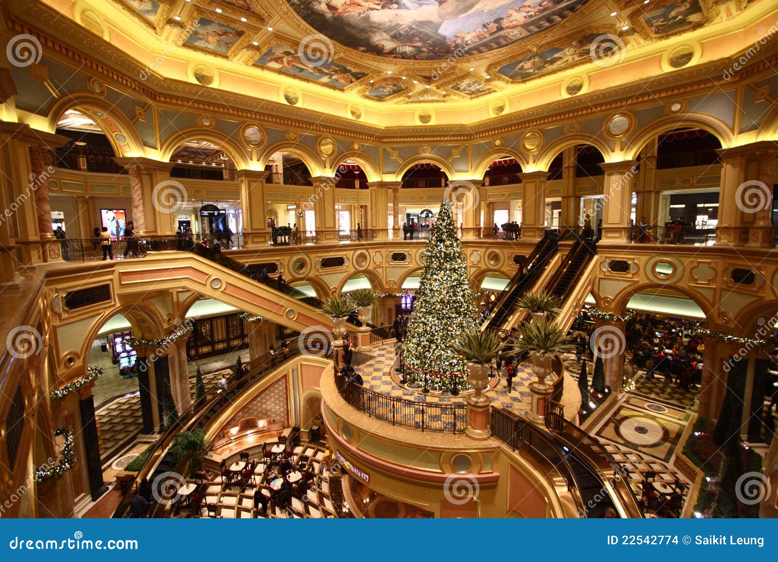 The interior of the Venetian hotel & Casino in Las Vegas Stock Photo - Alamy