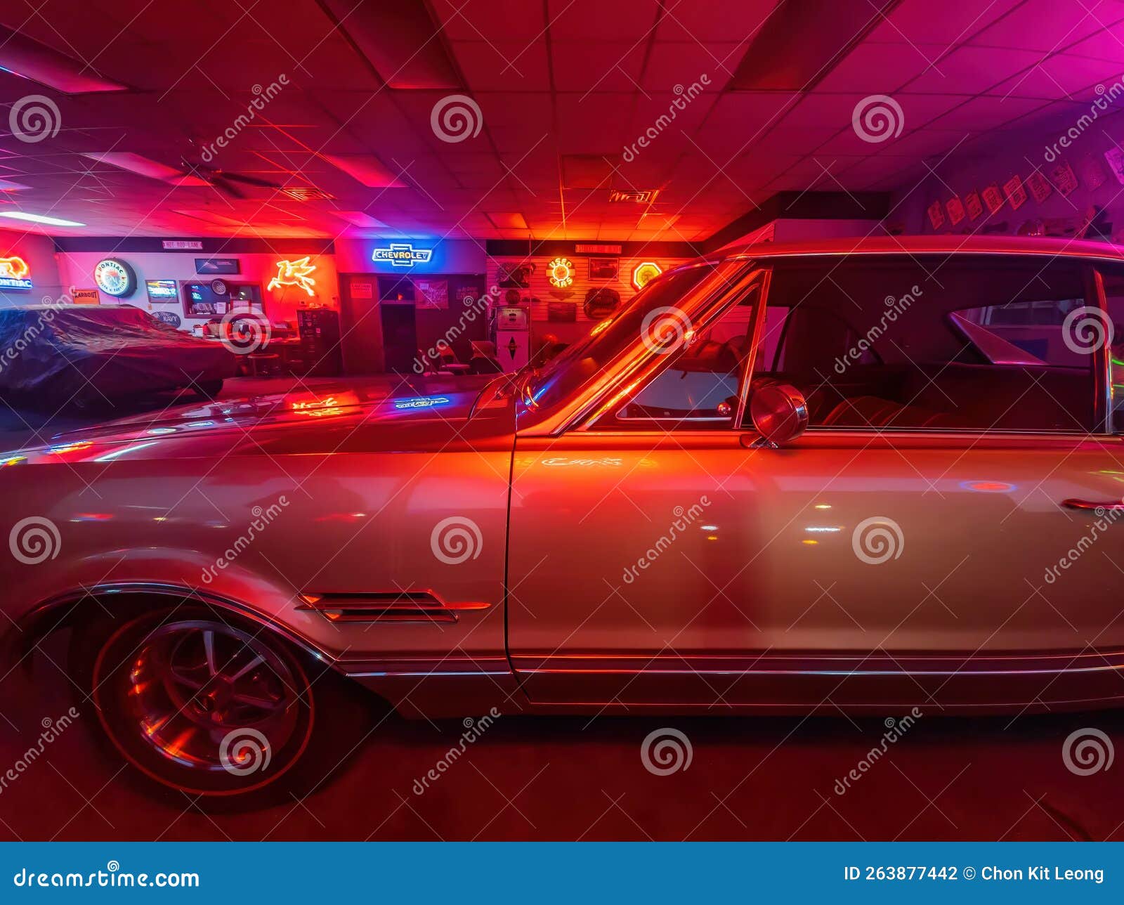 Interior View of an Antique Car Store Editorial Photography Image of