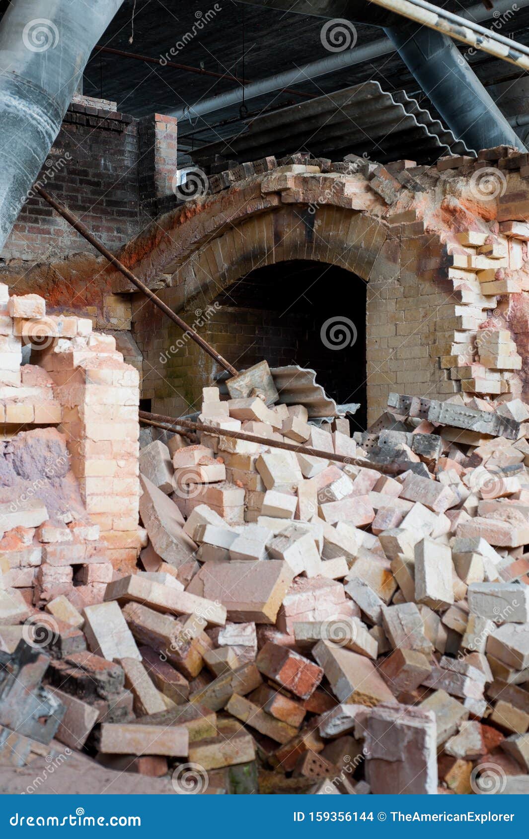 Unfinished Pottery Molds - Abandoned Shenango Pottery Factory