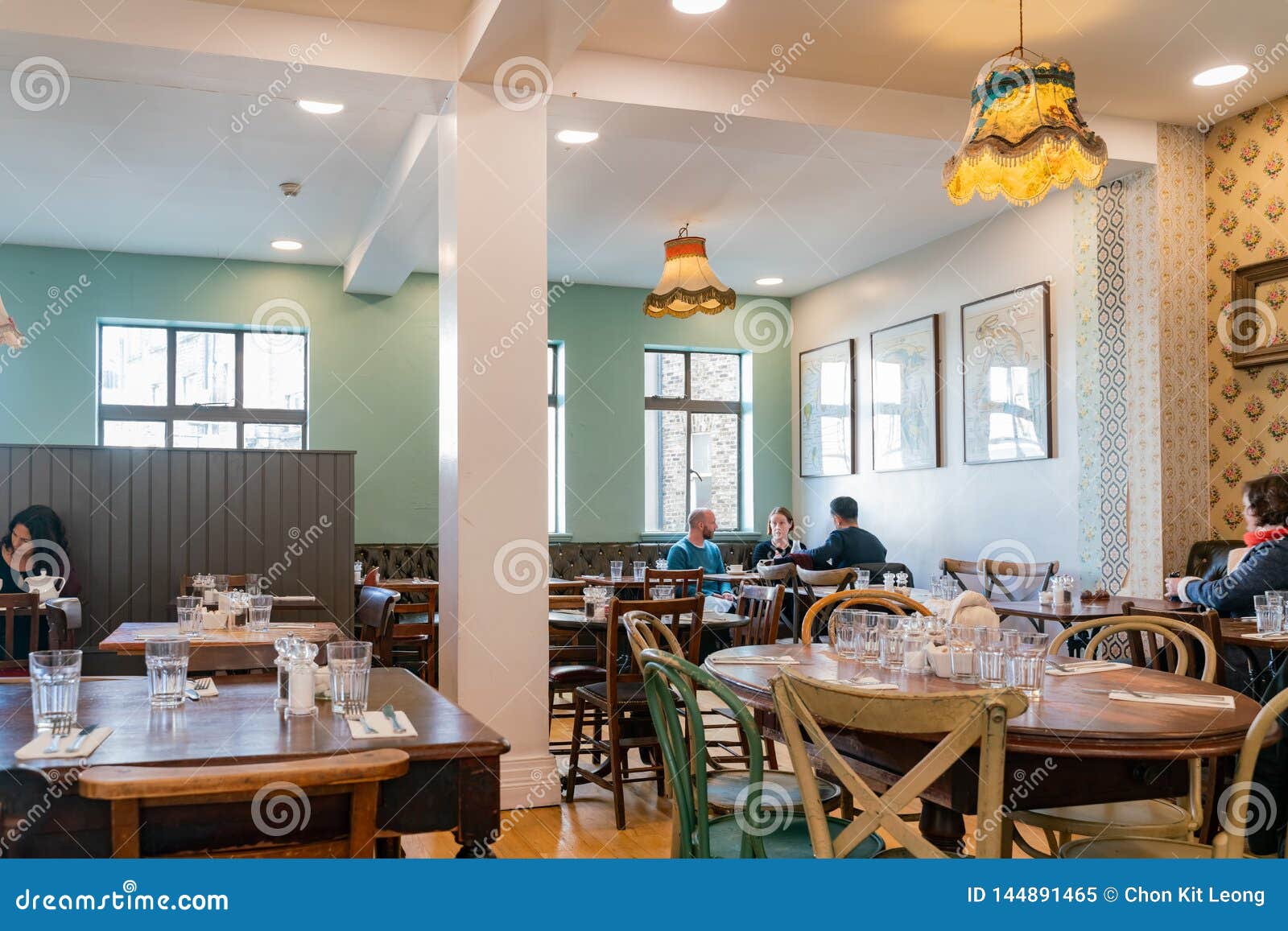 Interior View of the Famous Avoca Restaurant Editorial Image Image of