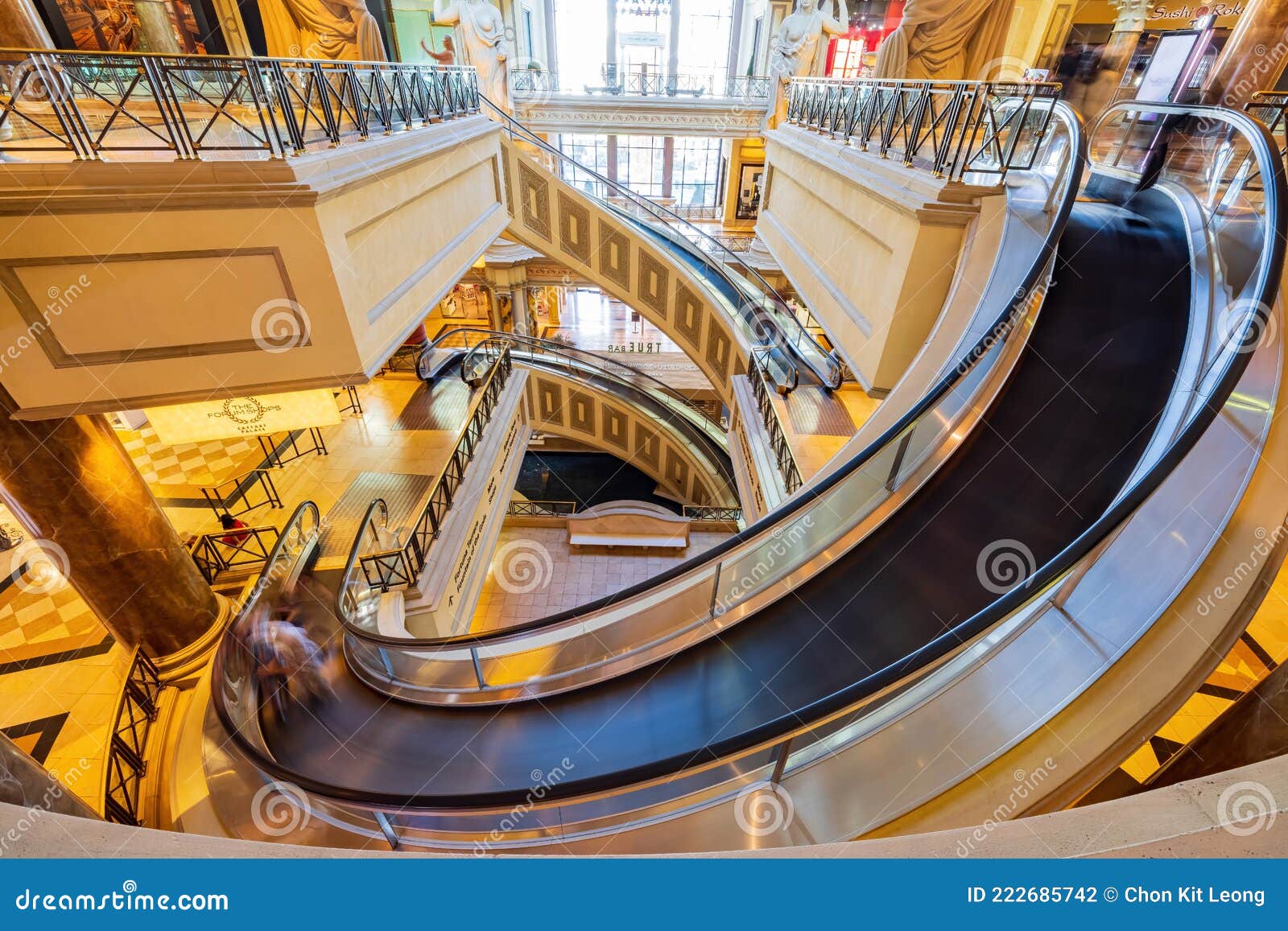 Las Vegas, JAN 1: Interior View Of The Forum Shops At Caesars Palace On JAN  1, 2020, At Las Vegas, Nevada Stock Photo, Picture and Royalty Free Image.  Image 137281408.