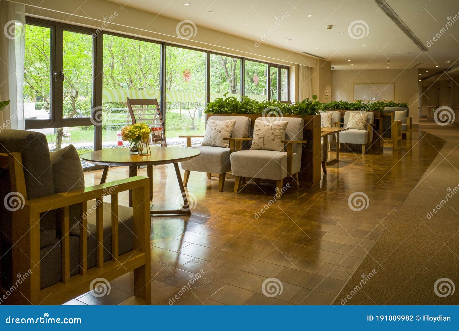 interior view of high-end nursing home in shanghai, china